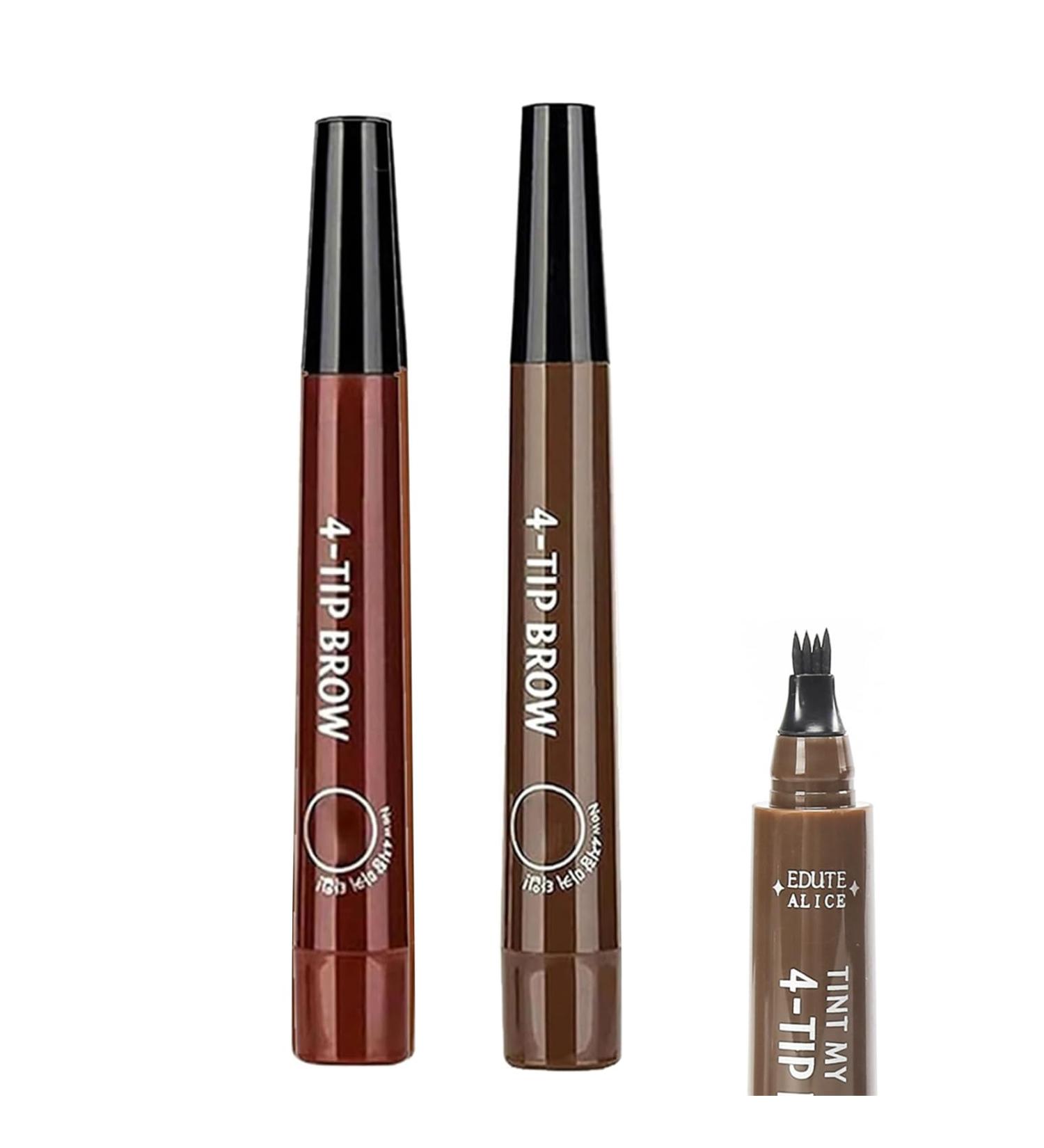 Lightsbetter Waterproof Brow Pen Tint My 4 Tip Brow Waterproof Lightsbetter Eyebrow Precisely My Brow Pencil Natural Precise 4 Point Eyebrow Pencil (02+03) - Buy Online on GoSupps.com