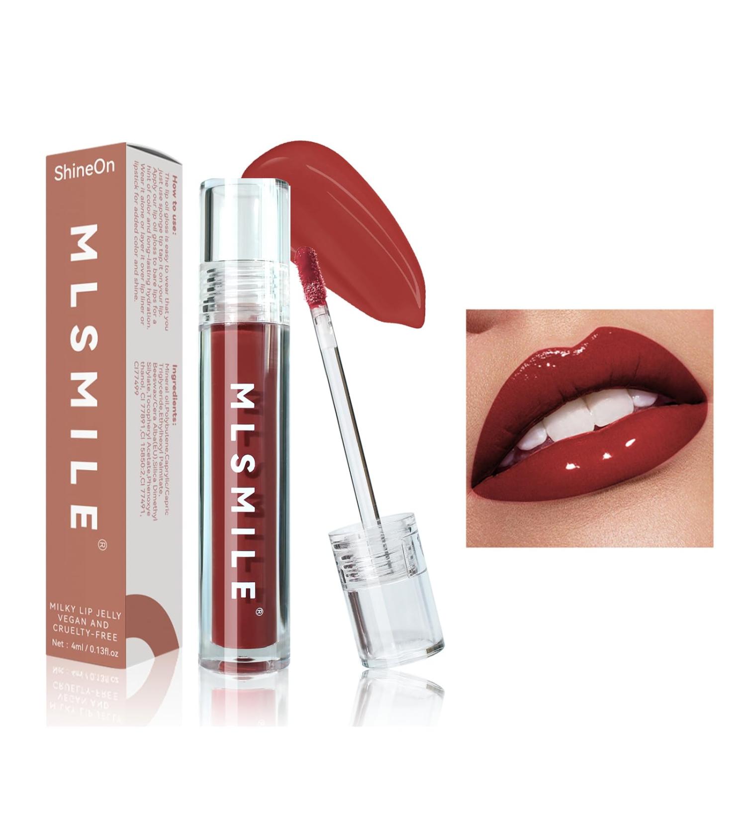 Glow Lip Balm & Lip Oil - Plumping Hydrating Long Lasting Gloss for Women | Nourishing Non-Stick Lip Care - Buy Online on GoSupps.com