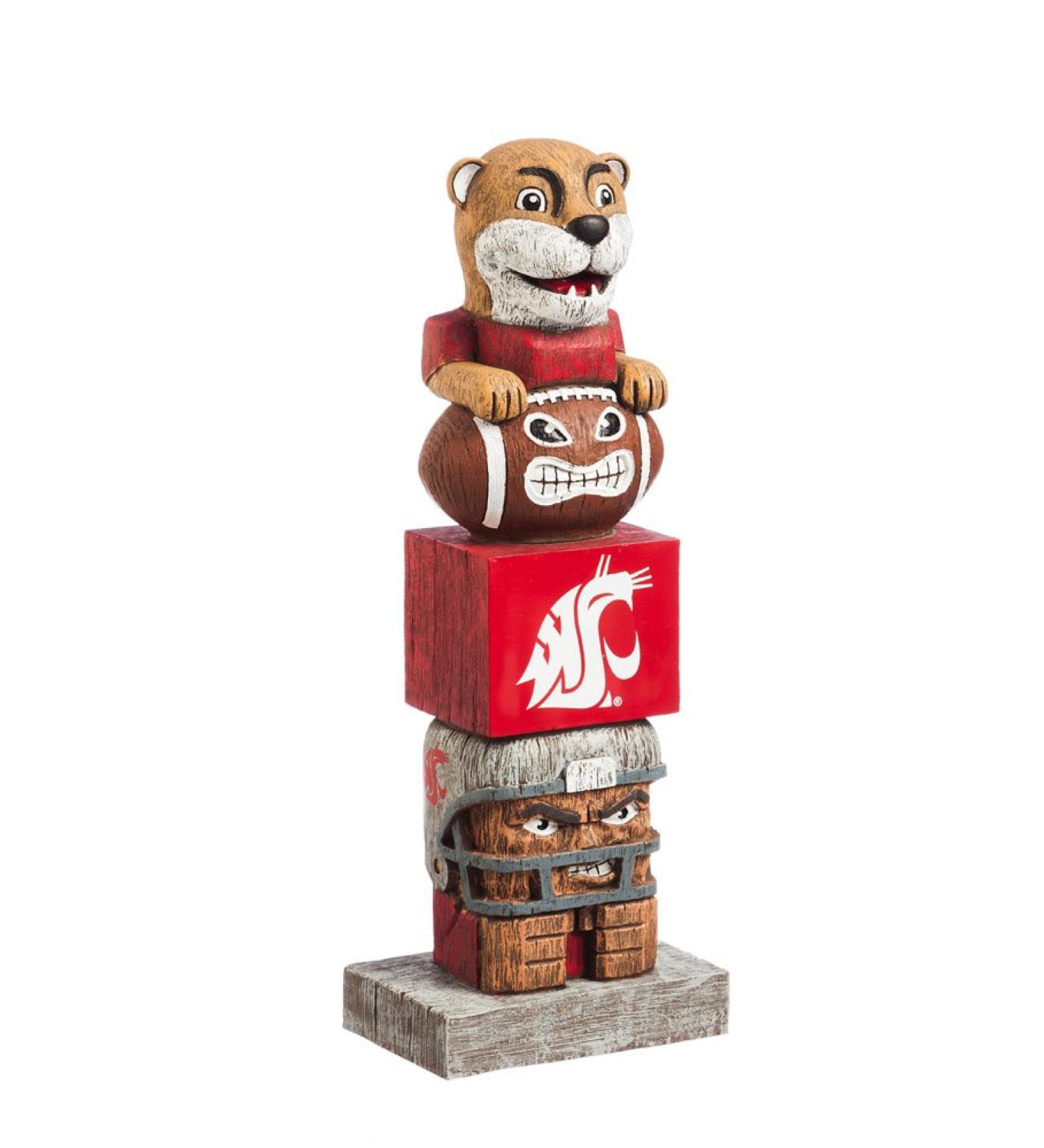 Buy Evergreen NCAA Washington State Cougar Tiki Totem - Unique Home Decor for Fans - Fast International Shipping - Buy Online on GoSupps.com