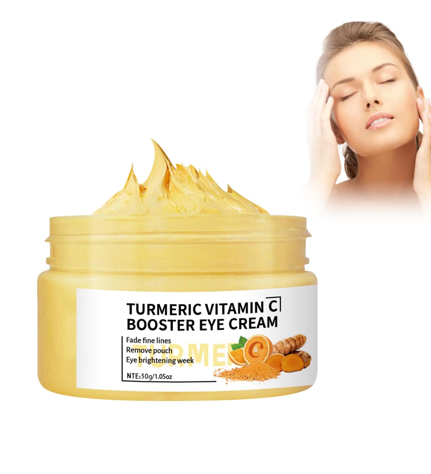 Natural Vitamin C Eye Cream Brightening Eye Cream Vitamin C Anti-Ageing Eye Moisturiser Vitamin C Anti-Fatigue Eye Cream Eye Lightening Cream Against Dark Circles and Crow's Feet 30 g - Buy Online on GoSupps.com