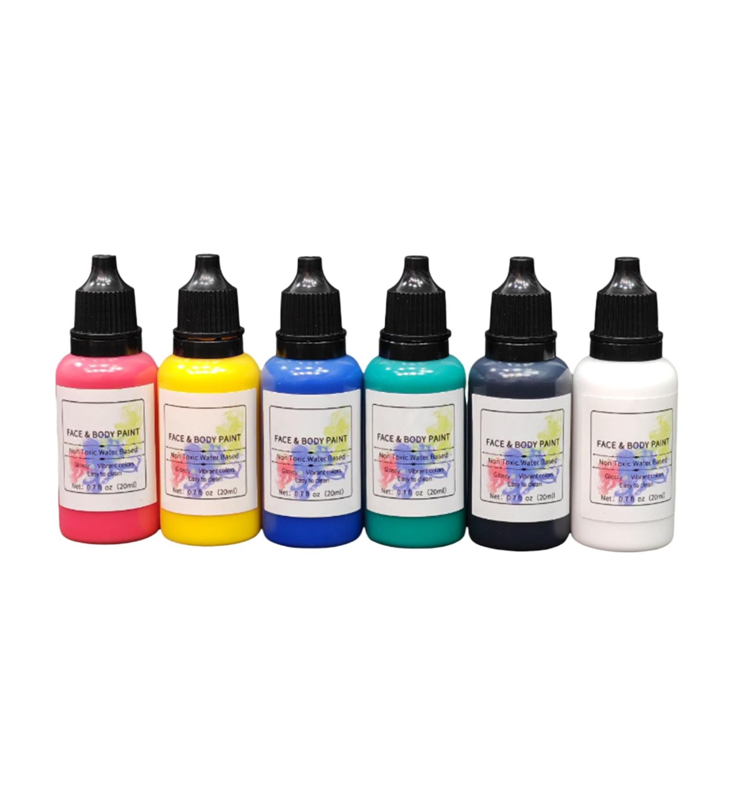  Wpsagek Face Paint Kit for - 6 Colors Face Paint for Girls | Face Paint Kit Washable Face Paint Face Paint Face Paint Face Paint for Body Eyes Clown Men Women Festival Party - Buy Online on GoSupps.com