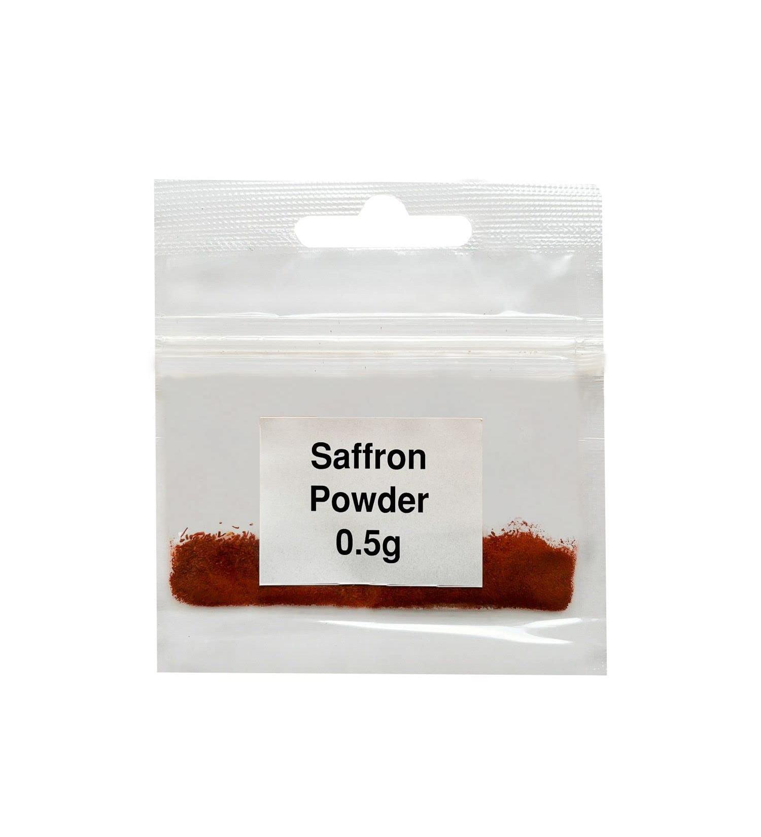 Saffron Powder 0.5g Premium Quality and Flavour by Manor Springs