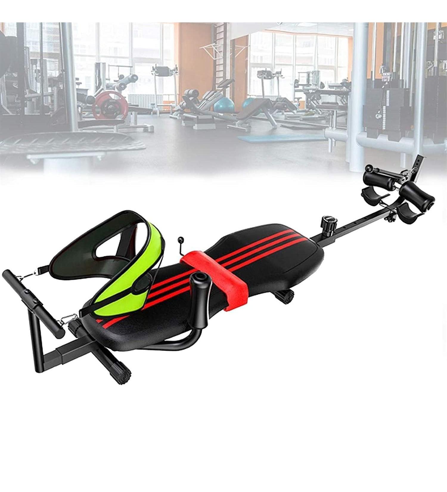 Back Stretching Bench with Cervical Traction - Lumbar Spine & Neck Massage Device for Body Relaxation - Buy Online on GoSupps.com