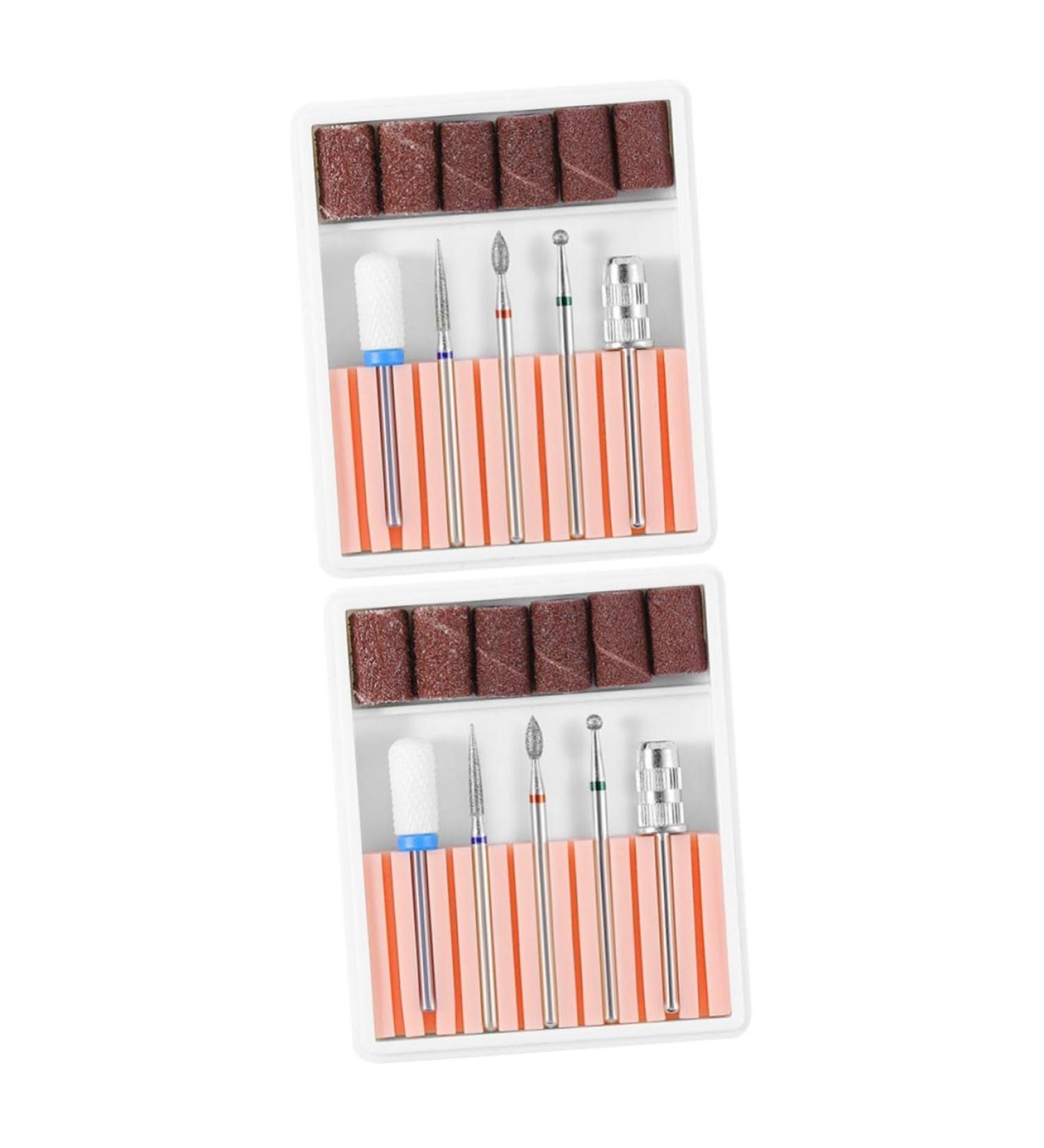 POPETPOP 2 Sets Cuticle Drill Bit Nail Drill Bits for Acrylic Nail Drill Tool Nail Drill Heads Nail Bits Nail Grinding Head Drill Bits for Nails Nail File Bits Pedicure Bits Nail Polish Gel 6.5x5.5cmx2pcs Pinkx2pcs - Buy Online on GoSupps.com