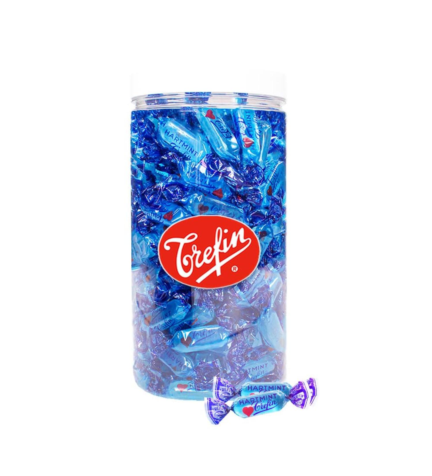 Vandeca Tr fin Hartmint - hard mint candies - nostalgic sweets - in a reusable jar - 850g