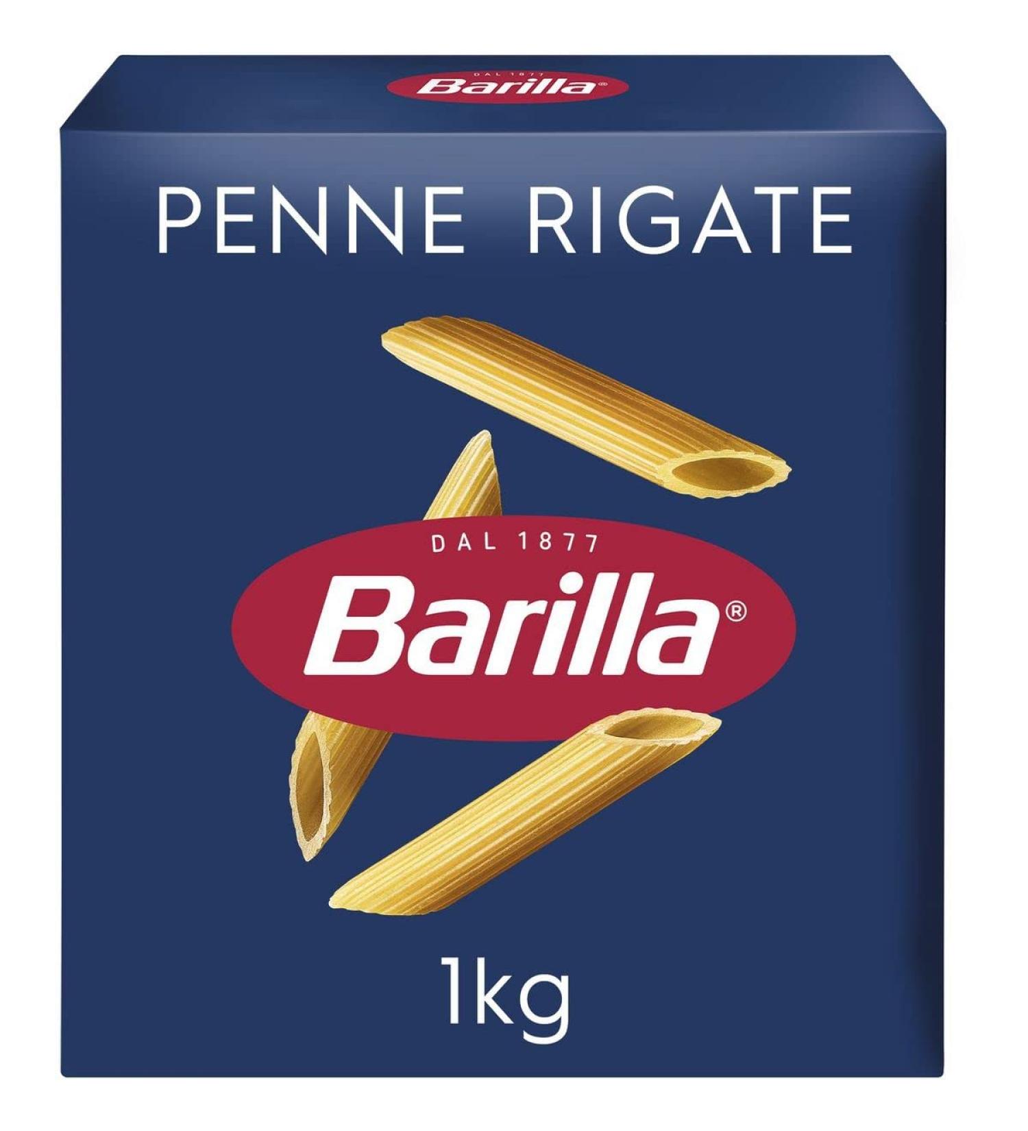 AUCHAN Pack of 3 units *** BARILLA Penne rigate 1kg