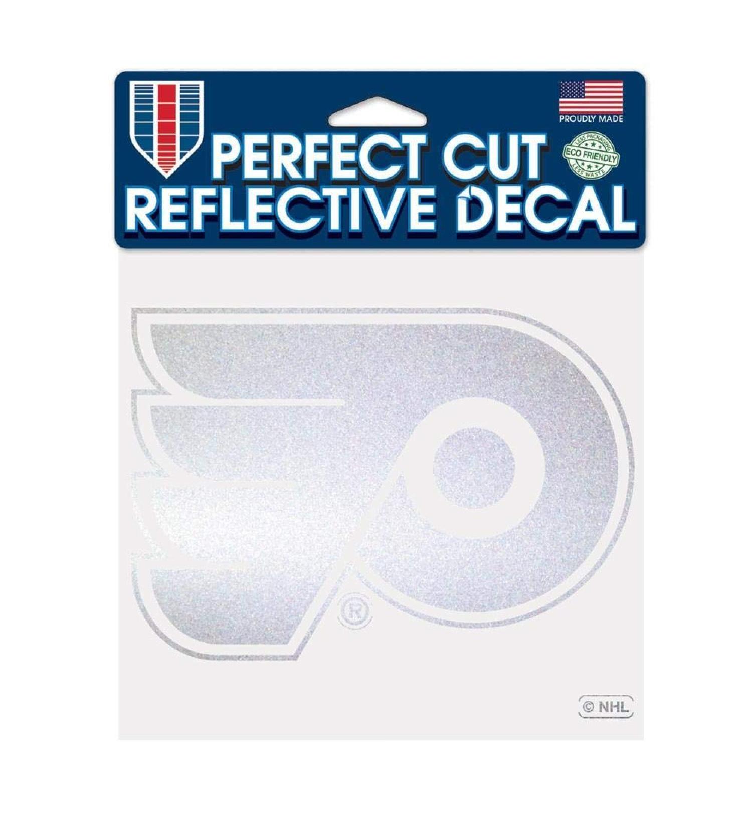 WinCraft NHL Reflective Perfect Cut Philadelphia Flyers