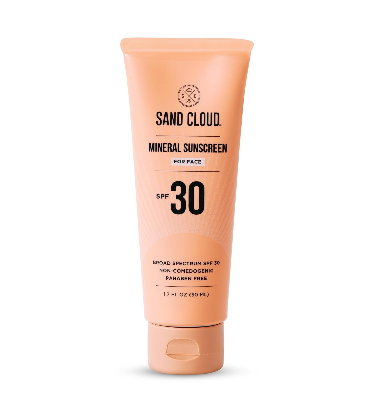 Buy Sand Cloud Broad Spectrum Mineral Sunscreen SPF 30 - Fragrance-Free Zinc Oxide Face Sunscreen for Sensitive Skin | Hydrating & Nourishing 1.7 Oz - Buy Online on GoSupps.com