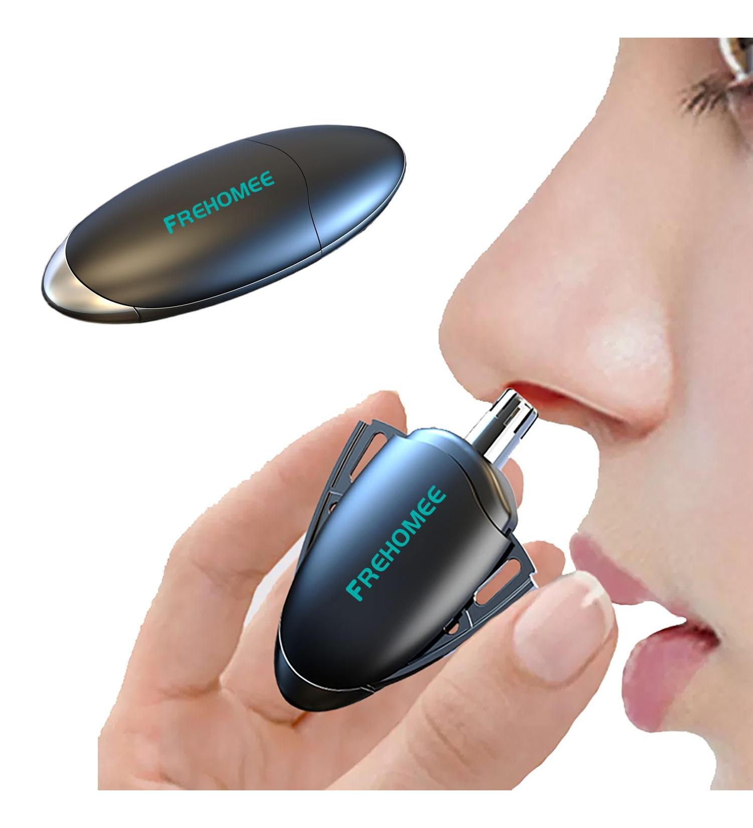 FREHOMEE Premium Nose Hair Cutter - No Battery Required Waterproof Stainless Steel Trimmer for Men & Women - Upgrade Instructions Included - Buy Online on GoSupps.com