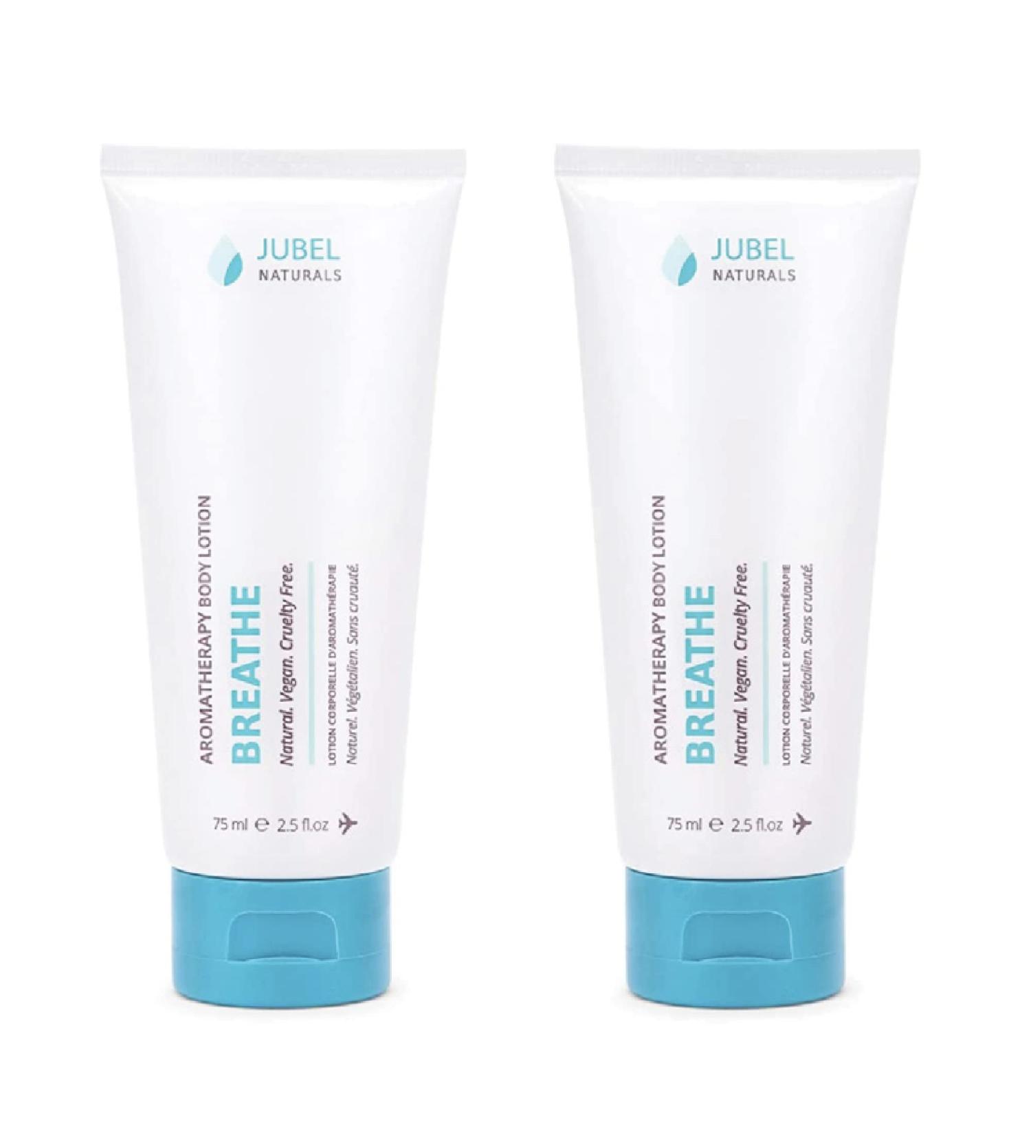 Breathe Aromatherapy Body Lotion with Eucalyptus Oil & Menthol for Nasal Decongestion & Cold Relief - Vegan, Cruelty-Free, 100% Natural Chest Rub - Buy Online on GoSupps.com