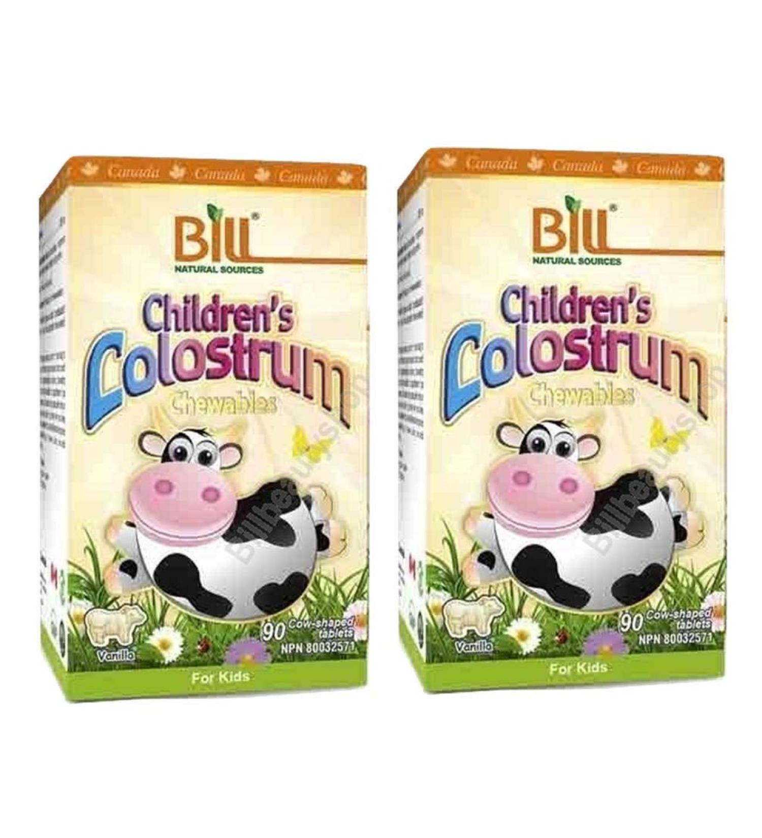 Children's Colostrum 90 chewables Bill Natural Sources(Bill Beauty) (Pack Option) (90 count (Pack of 2)) - Buy Online on GoSupps.com