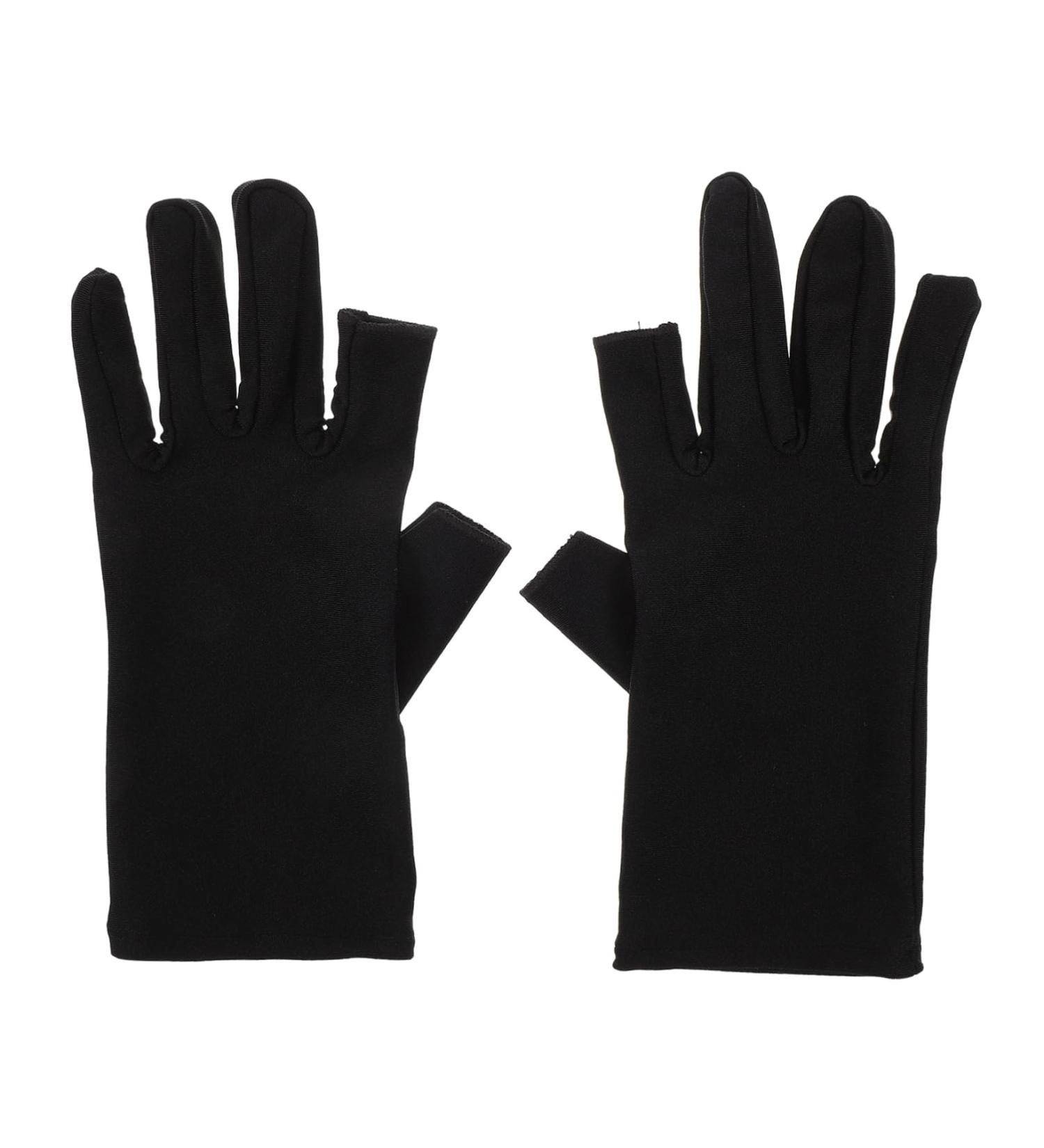 POPETPOP 1 Pair Ladies Sun Protection Gloves Anti Gloves Salon Manicure Glove Light Gloves for Nail Gloves Womens glives Manicure Mitts wear Miss Cosmetic Cloth Ultra Violet Light 21x7.5x0.8cm - Buy Online on GoSupps.com