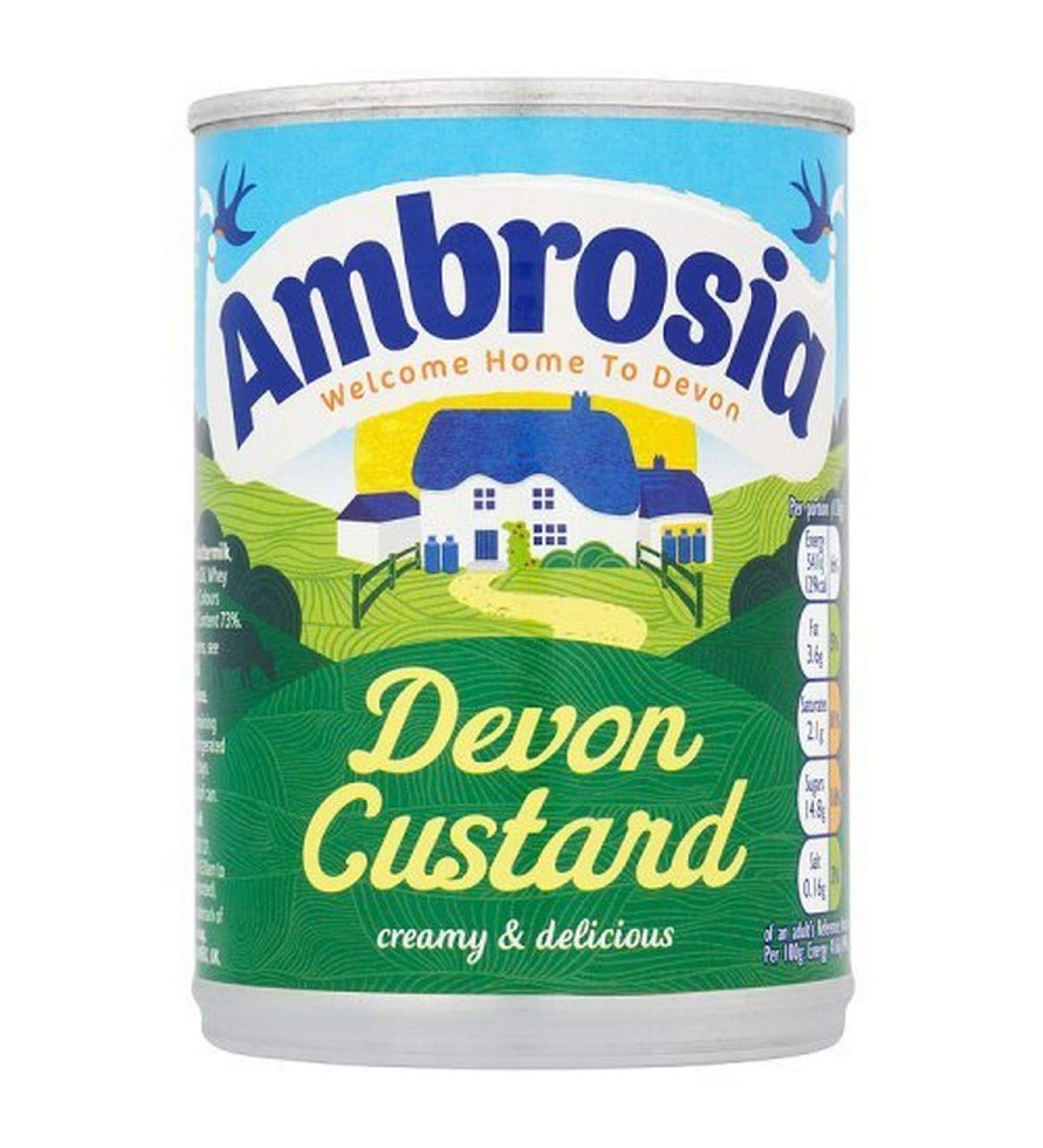 Ambrosia Devon Custard 400g - Delicious and Creamy Dessert - Buy Online on GoSupps.com