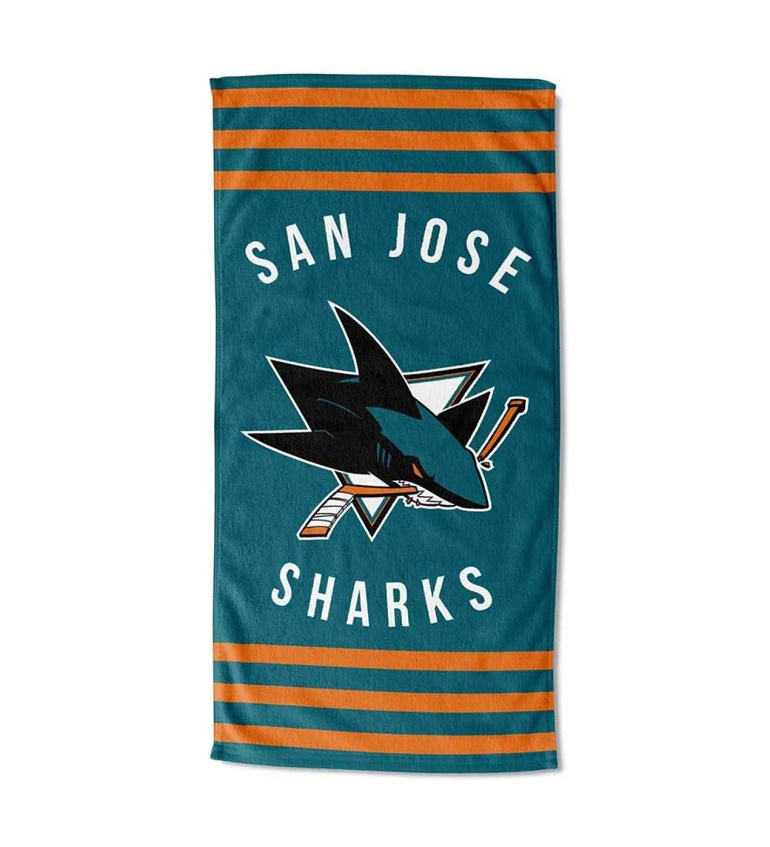 The Northwest Company NHL San Jose Sharks Beach Towel, 30 x 60-inches, Team Color, 30 x 60-inches