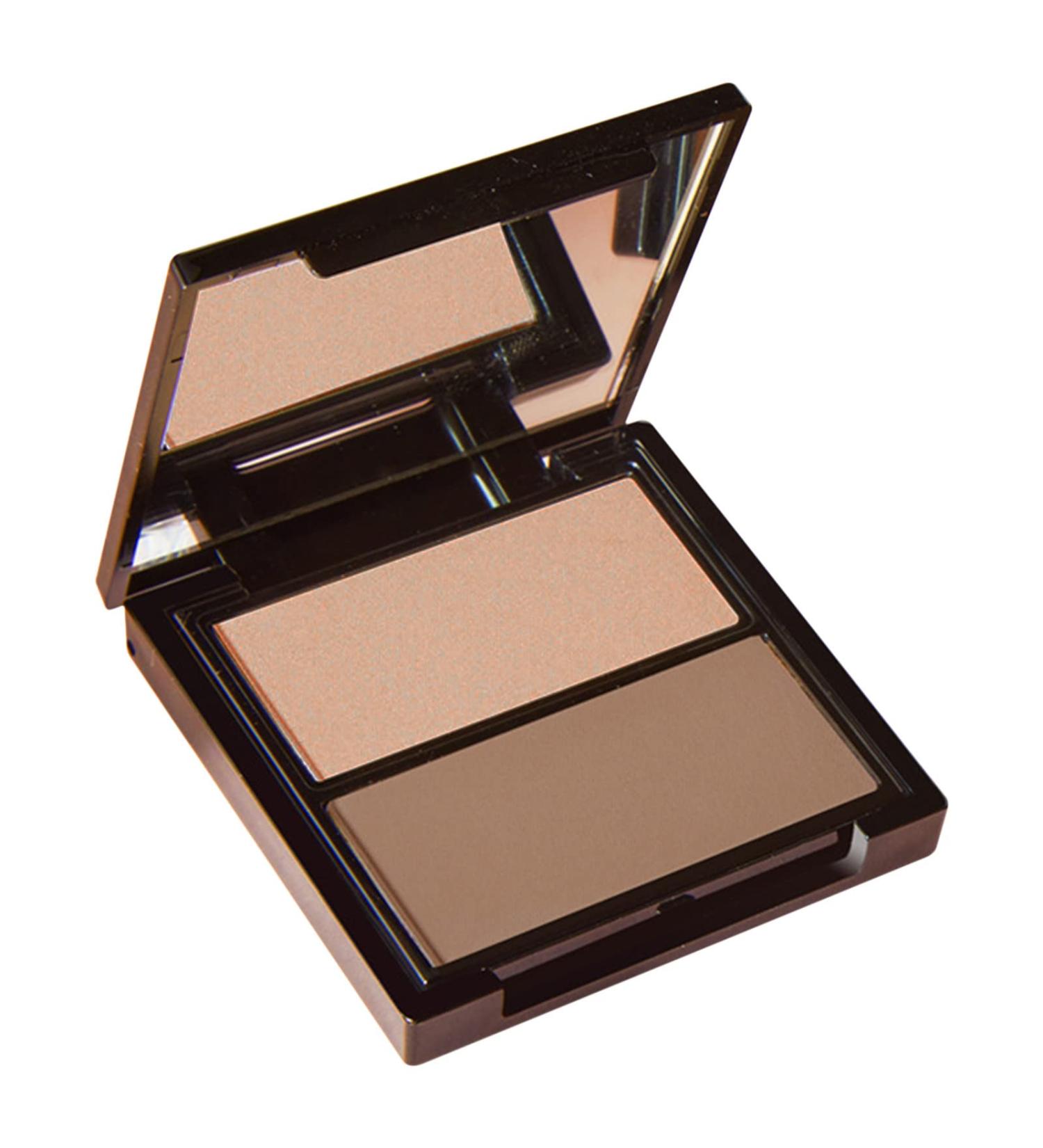 2 Colors Natural Contouring Powder Face And Neck Daily Use Contouring Foundation Sweatproof Brightening Suitable For All People Freckles Makeup Tutorial (A One Size) 1 count (Pack of 1) A - Buy Online on GoSupps.com