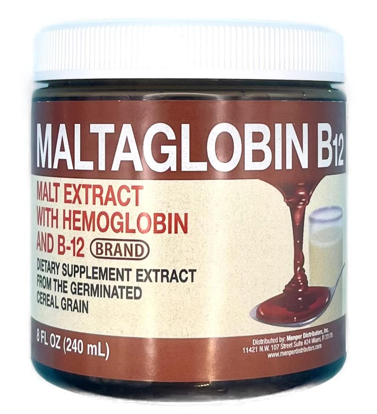 Maltaglobin B-12 8 oz. - Premium Vitamin B-12 Supplement - Buy Online on GoSupps.com