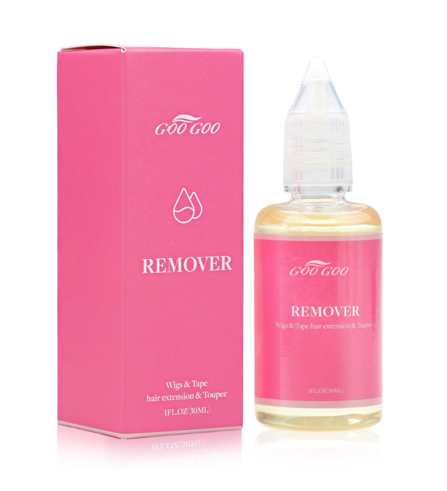 GOO GOO Tape in Extension Remover - Fast Acting Wig Glue & Adhesive Remover for Hair Extensions - Buy Online on GoSupps.com