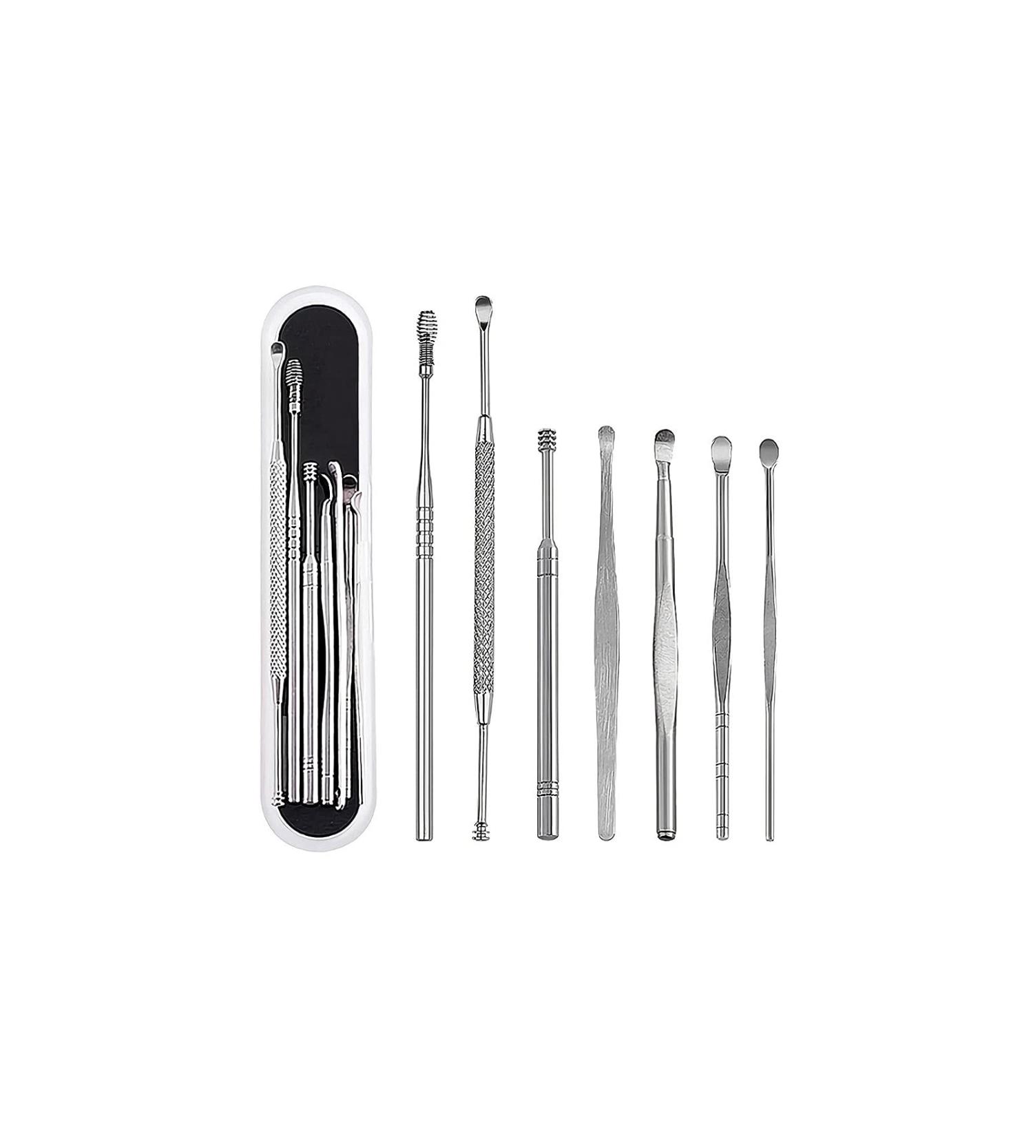TARVIT 7-Piece Earwax Removal Set | Effective Ear Cleaner & Wax Picker Tools | Earpick & Curette for Safe Ear Care - Buy Online on GoSupps.com