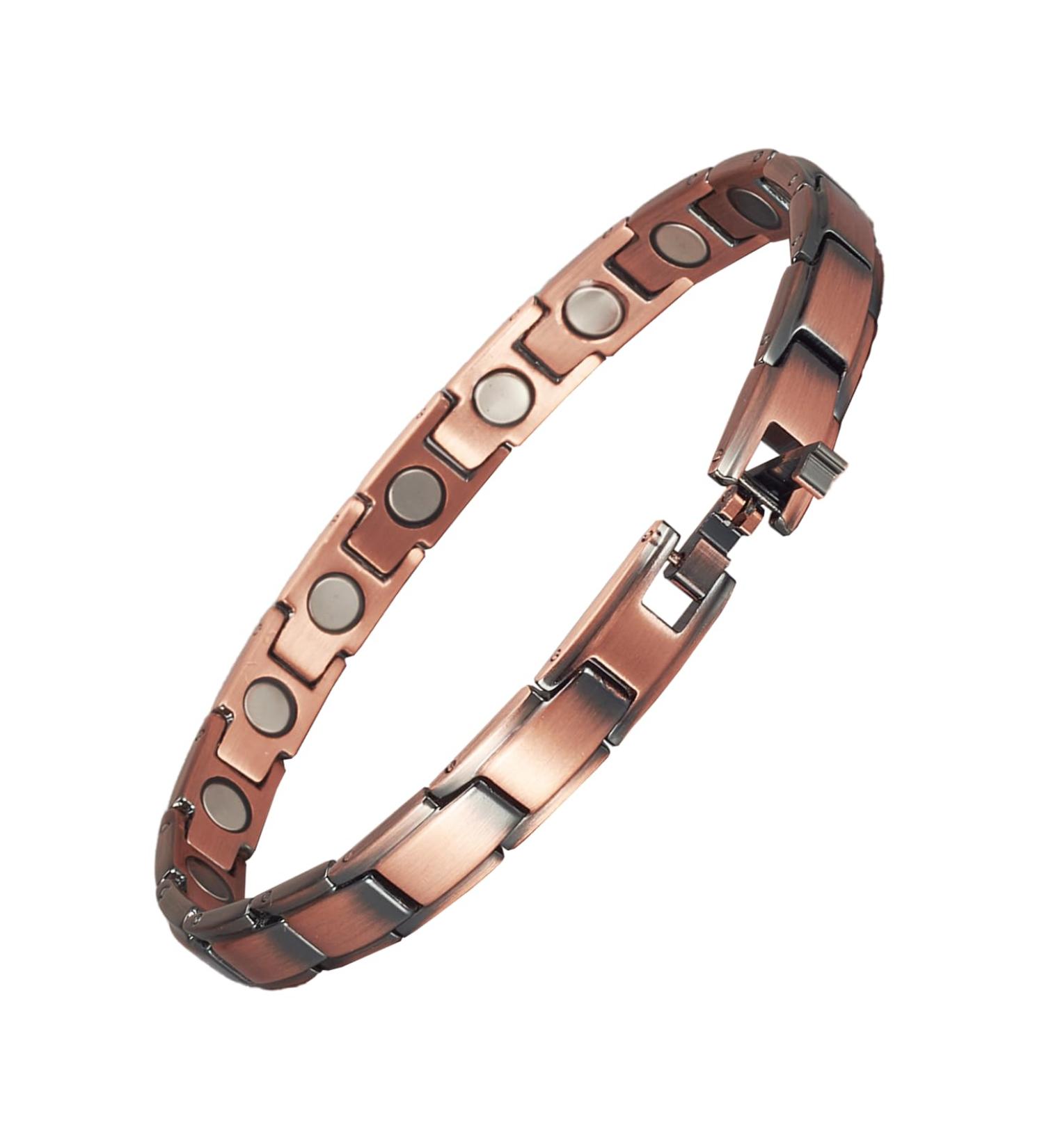 Shop Antique Copper Healthcare Magnet Bracelet for Men & Women | Classic Style & Wellness - Buy Online on GoSupps.com