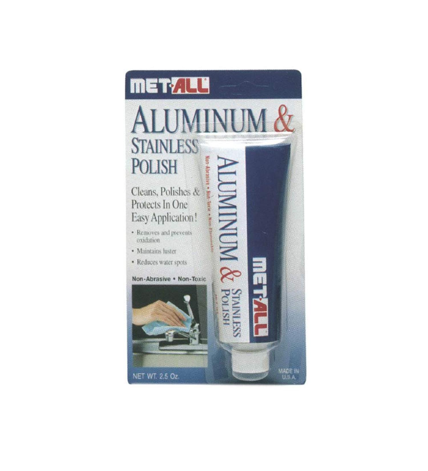 Met-All - Aluminum & Stainless Steel Polish - 2.5oz | BP-2