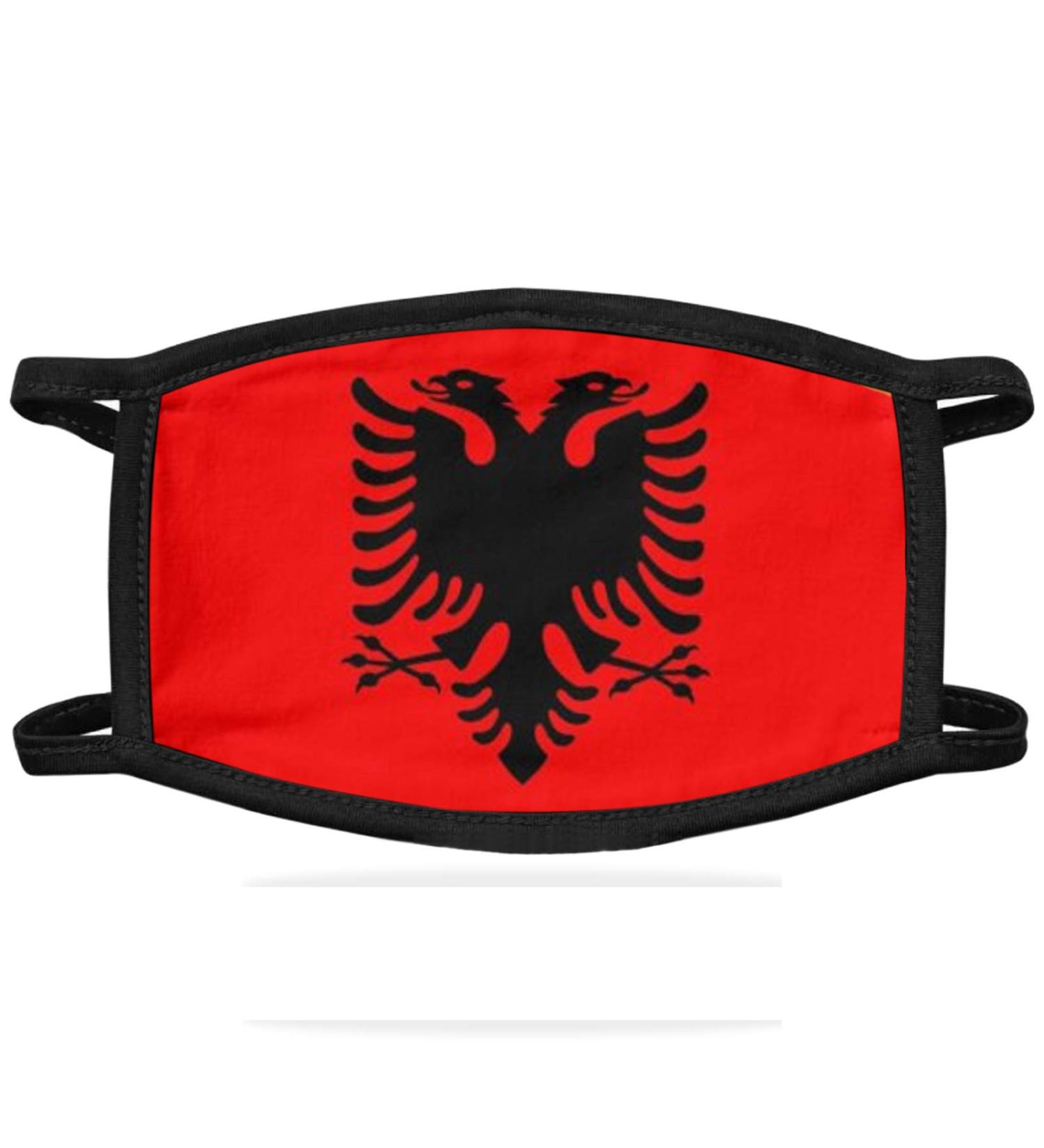 YNR Face Mask Washable Breathable Reusable Adult Mouth Protection Cover Shield Design Country Albania