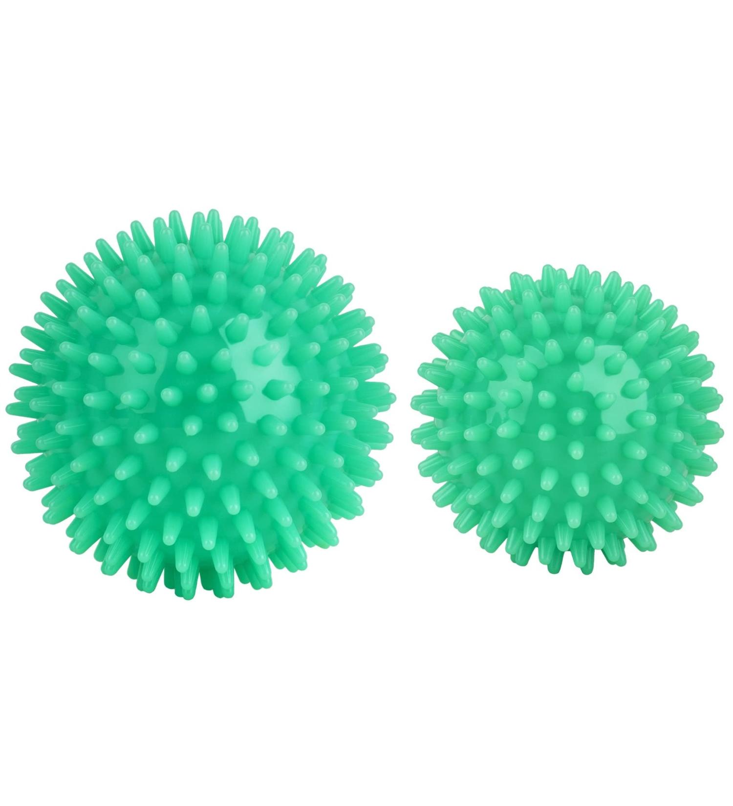 Igelball Massage Ball Set - Hard Nubby Massage Balls for Foot Hand & Back Pain Relief | Plantar Fasciitis Myofascial Relaxation | Green - 2 Pack - Buy Online on GoSupps.com