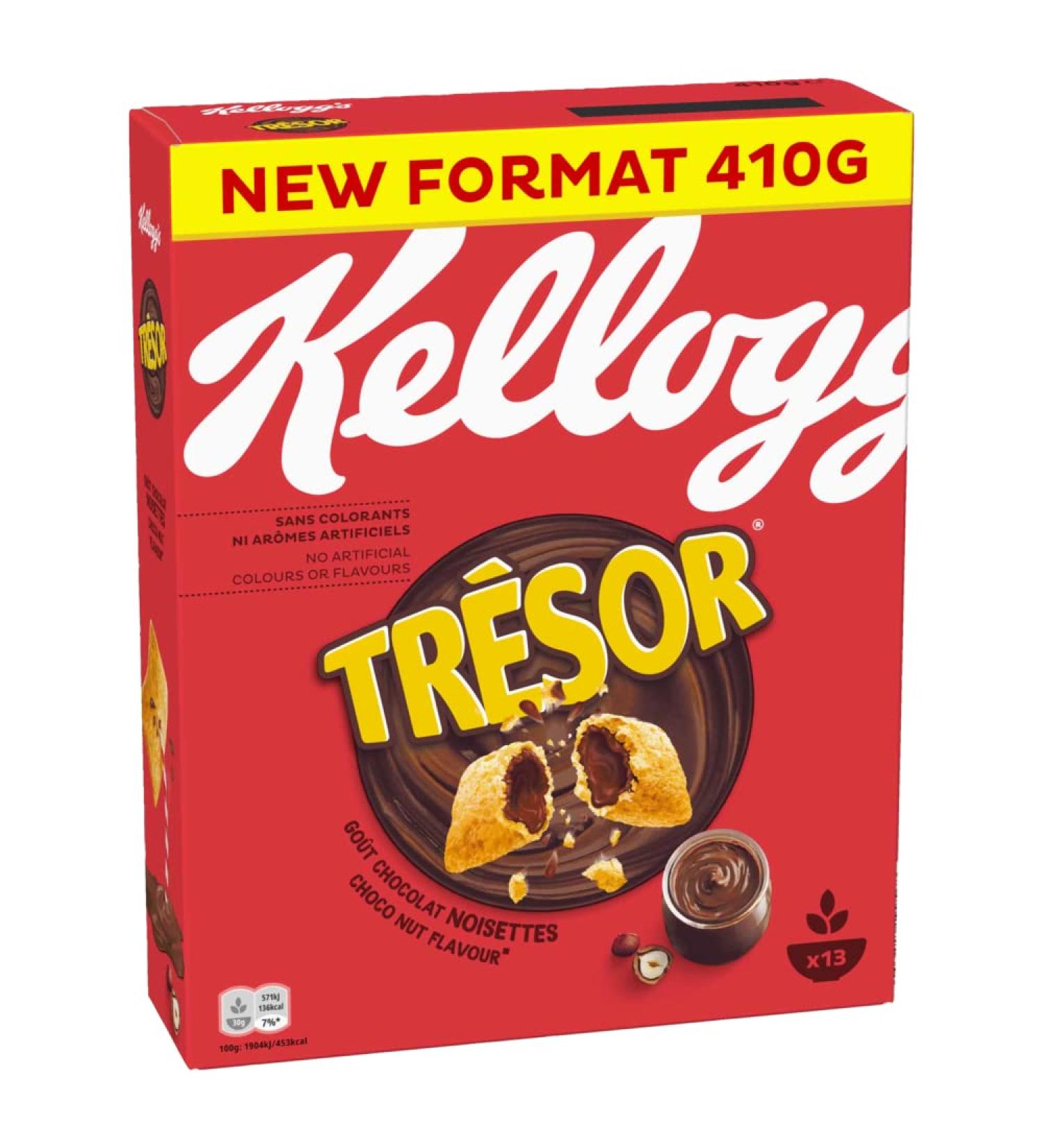 KELLOG S Kellogg's Chocolate Hazelnut Treasure Cereal - 410g - 410g Pack - Buy Online on GoSupps.com