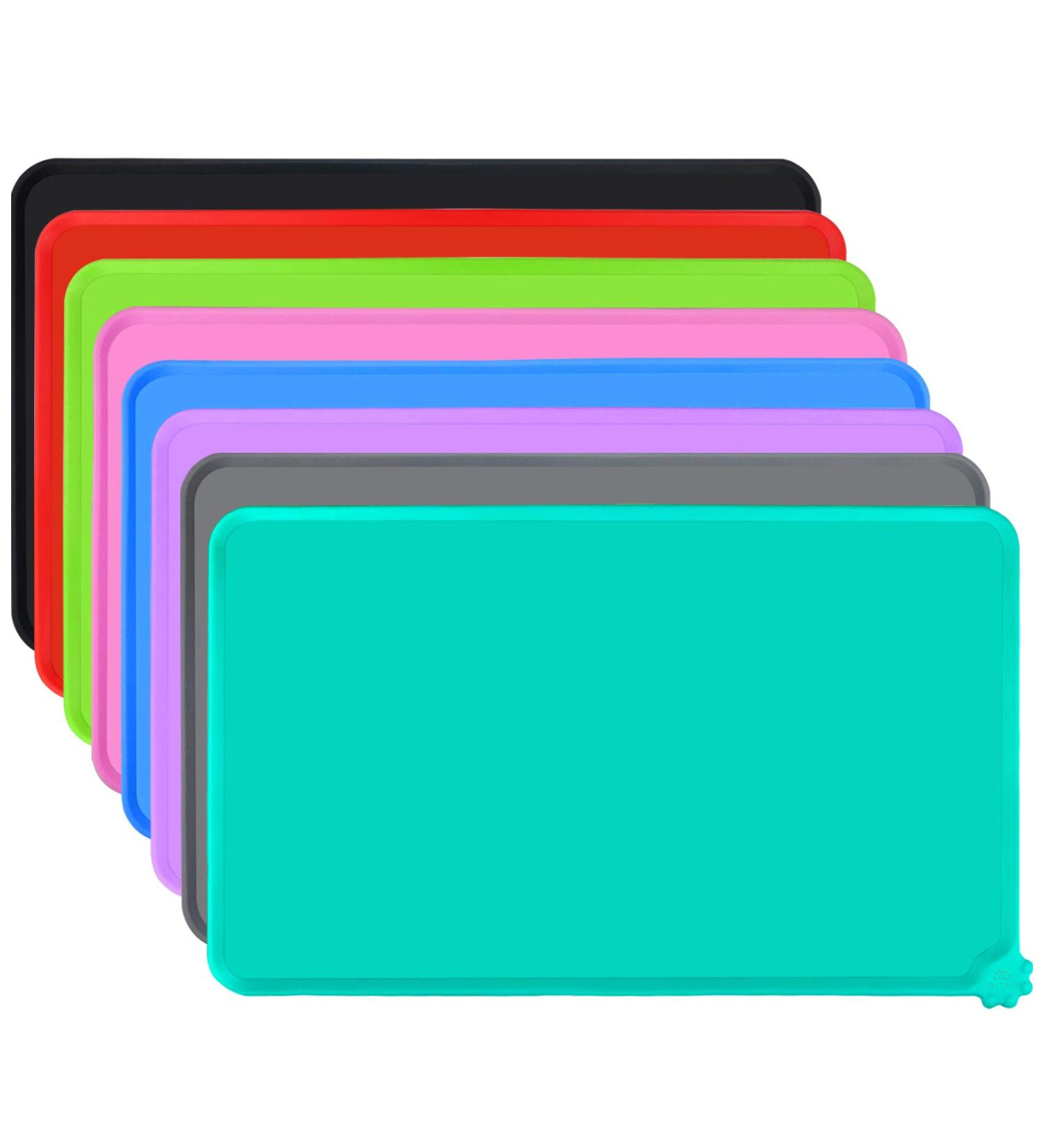 Buy Joytale Non-Slip Silicone Bowl Pad for Dogs & Cats - Waterproof | 53x37cm Turquoise - International Shipping Available - Buy Online on GoSupps.com