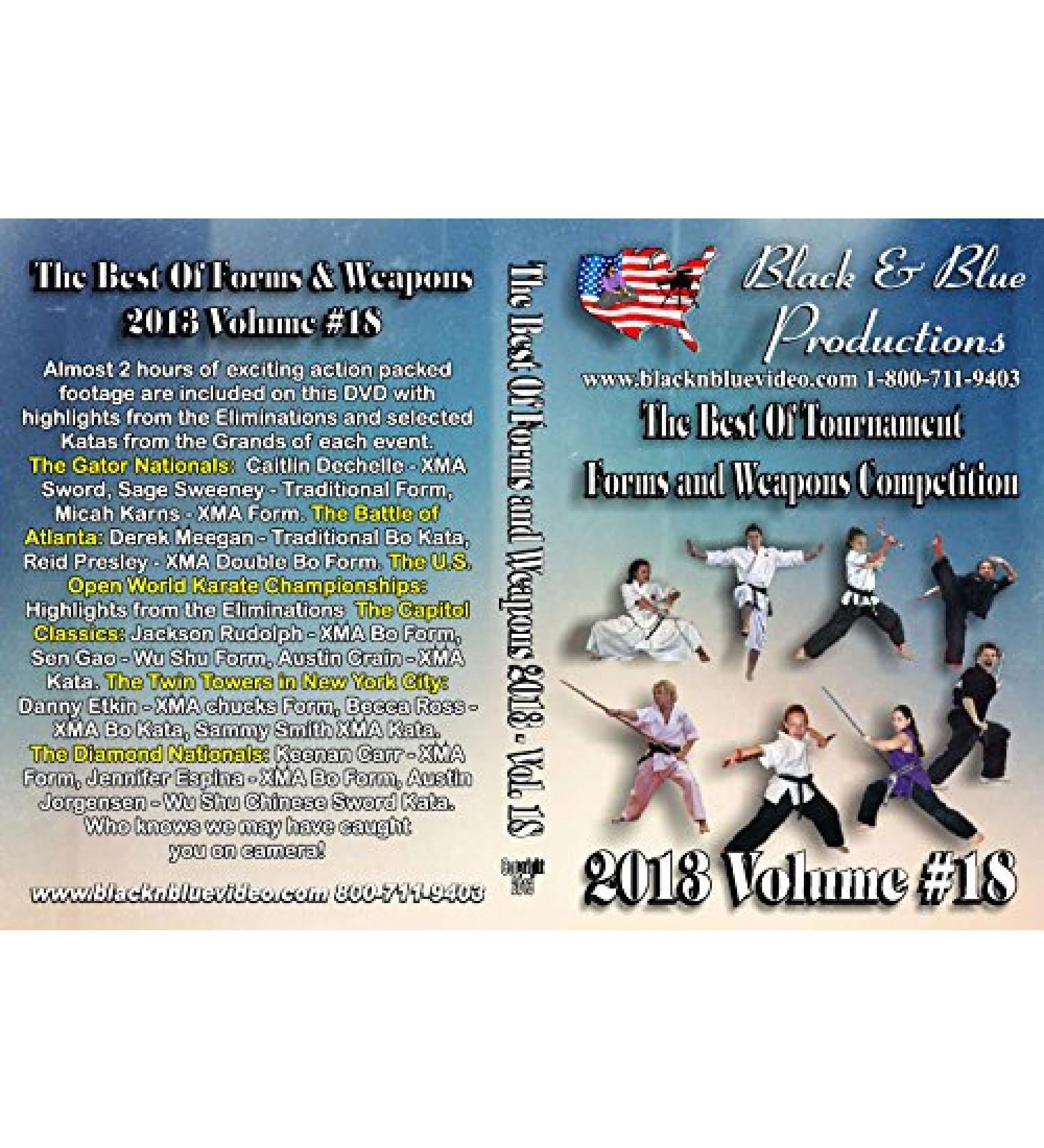 2013 #18 Best of Forms & Weapons Competition DVD martial arts karate nationals