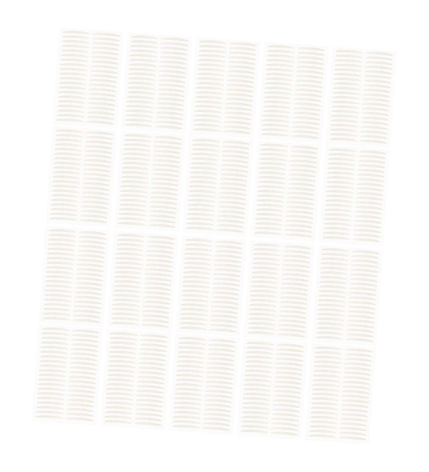 FOMIYES 20 Sheets Double Eyelid Sticker Tape Double Sided Makeup Tape for Eyes Natural Eyelid Patches Tool - Buy Online on GoSupps.com