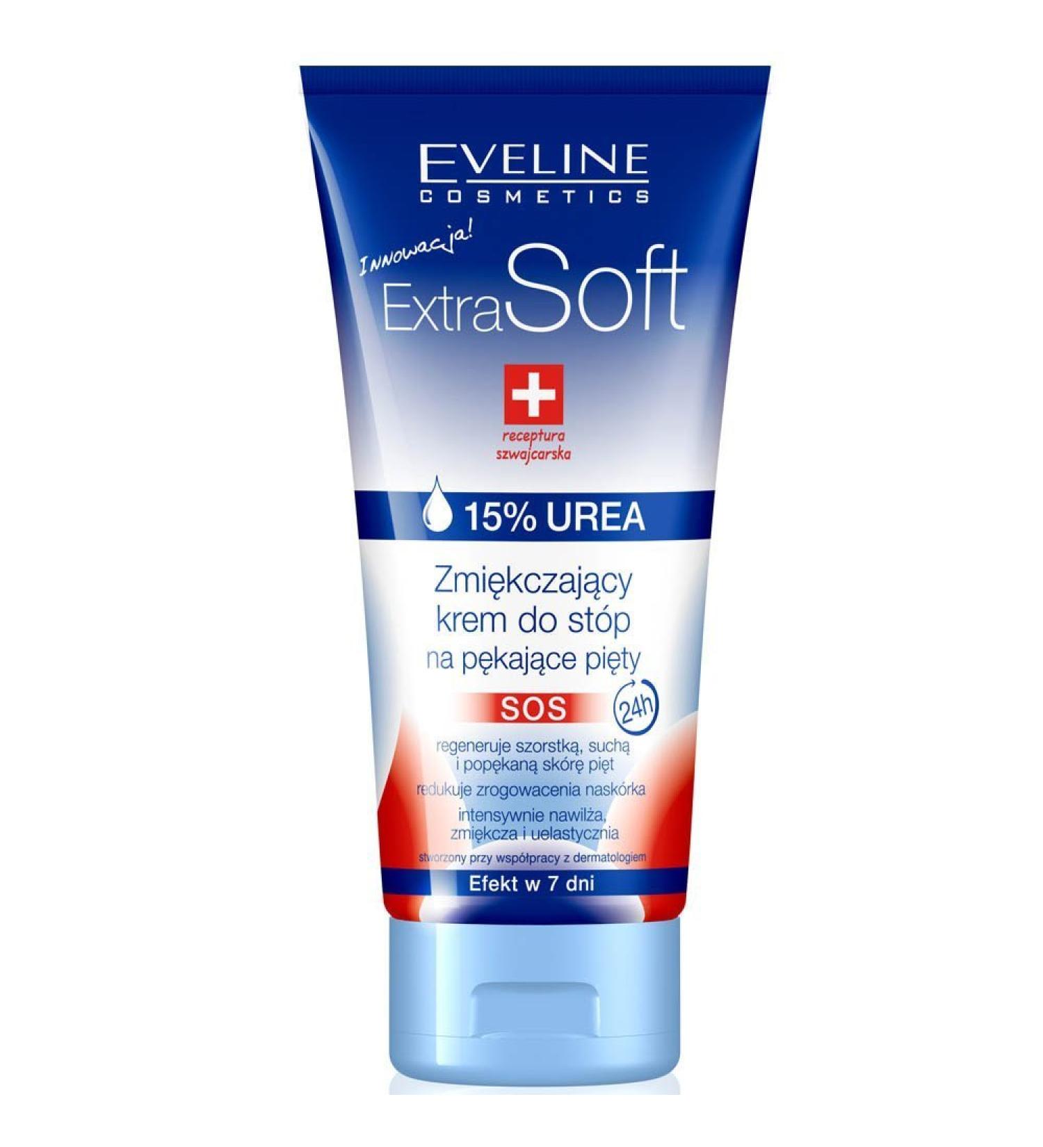 Eveline Cosmetics Extra Soft Sauce Crackle Heel Cream 15% Urea 100 ml