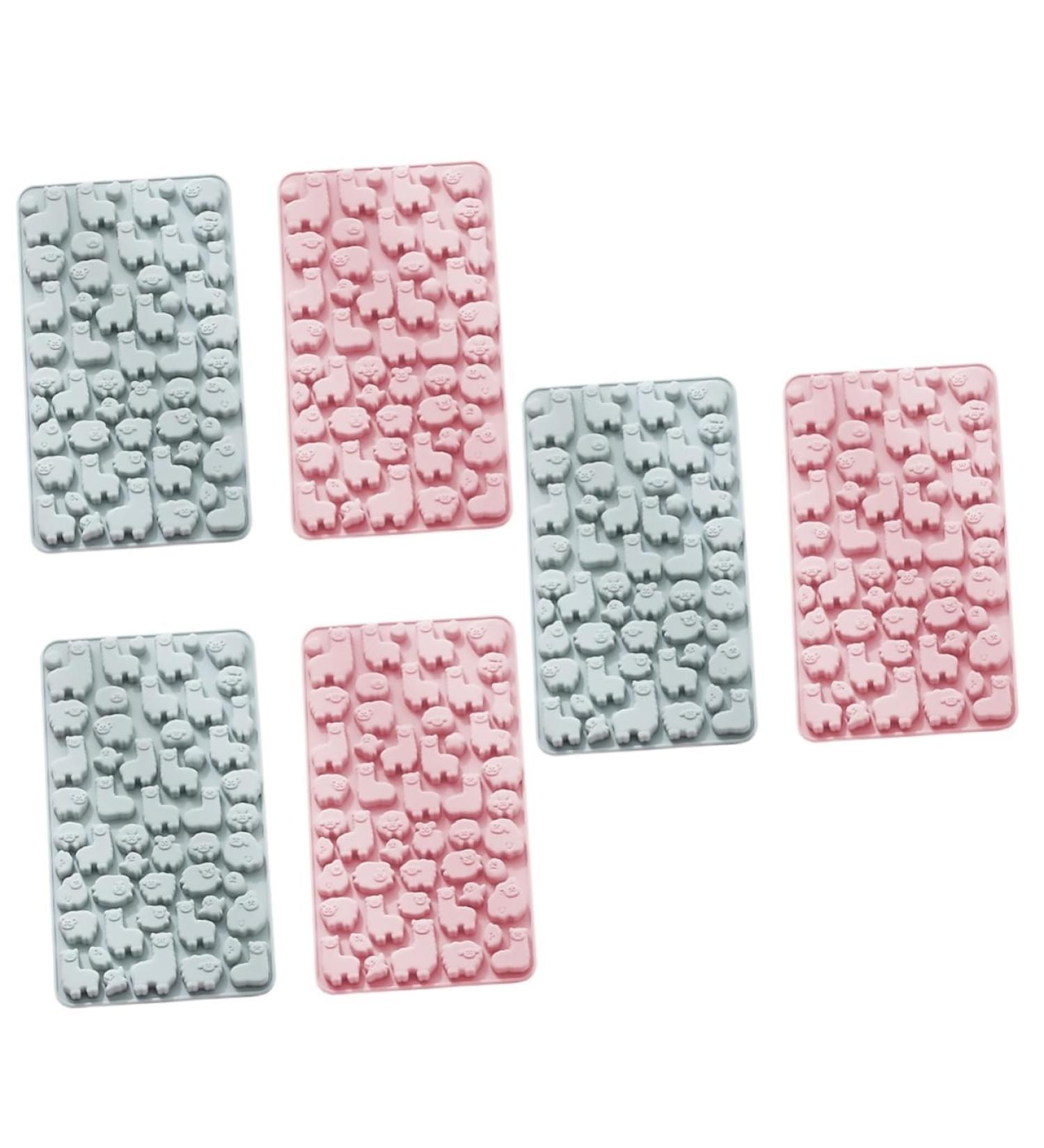 MAGICLULU 6 Pcs Chocolate Silicone Mold Baking Pan Candle Molds Roasting Pan Silicone Ice Cube Molds Chocolate Making Molds Candle Alpaca Mold DIY Baking Mold Alpaca-Shape Mold Soap 23.2X12.9X1.1CMx3pcs Random Colorx3pcs - Buy Online on GoSupps.com