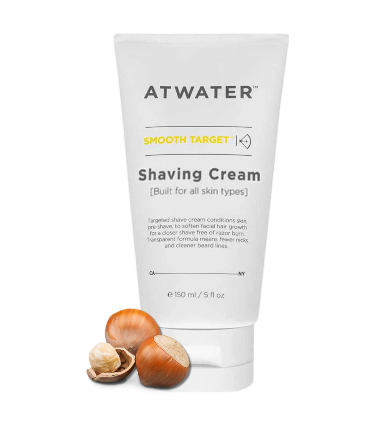ATWATER Mens Shaving Cream - Pre-Shave & Shave Cream for Sensitive Skin 5 oz | Knick-Free Irritation-Free Protection - Ideal for International Shipping - Buy Online on GoSupps.com