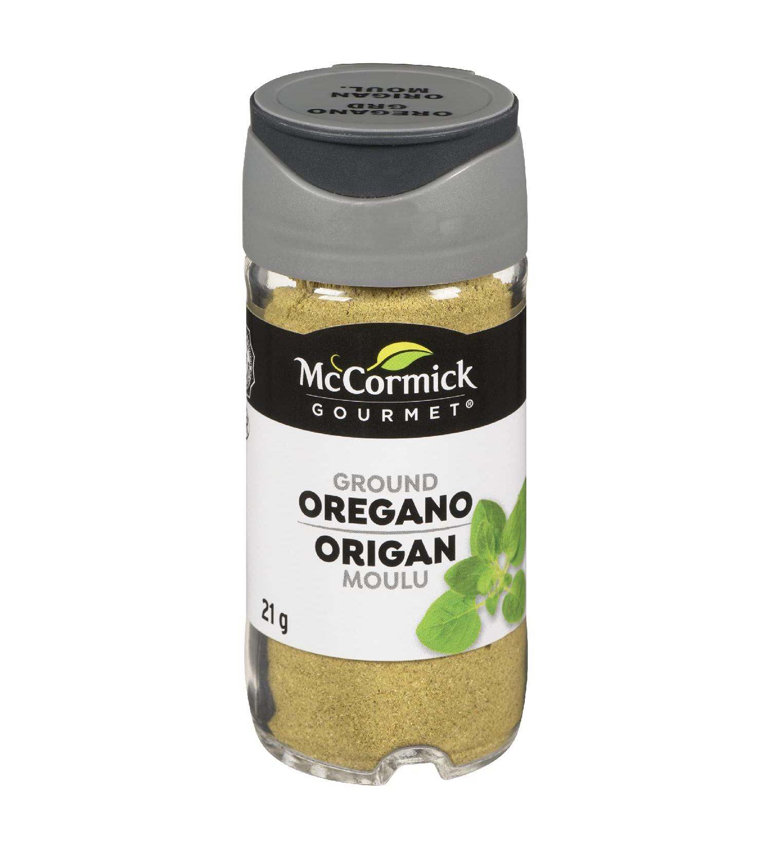 McCormick Gourmet (MCCO3) New Bottle Premium Quality Natural Herbs & Spices Ground Oregano 21g - Buy Online on GoSupps.com