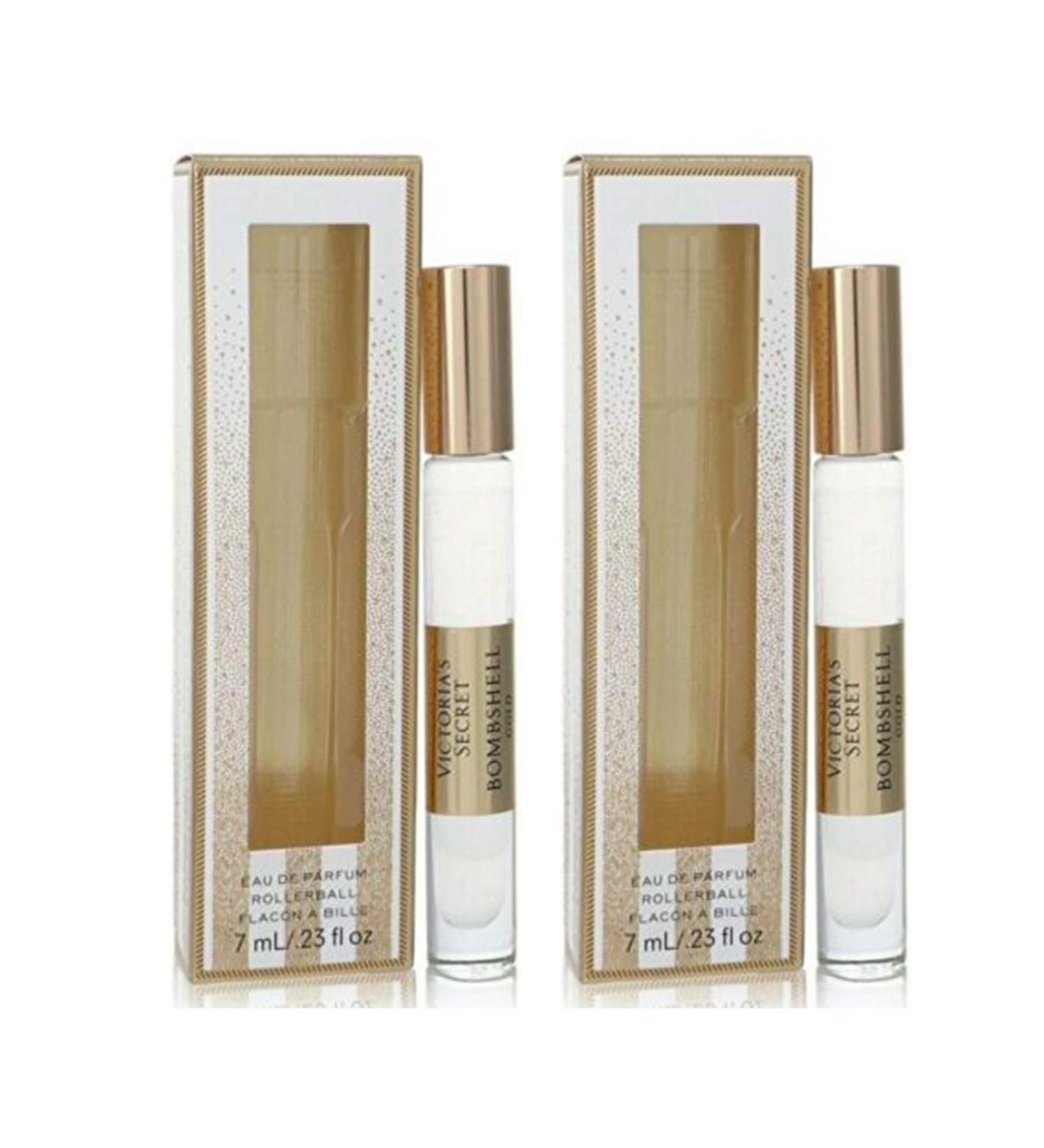 Victoria's Secret Bombshell Gold Eau De Parfum Rollerball .23 Ounce - 2 Pack (Bombshell Gold 2 Pack)