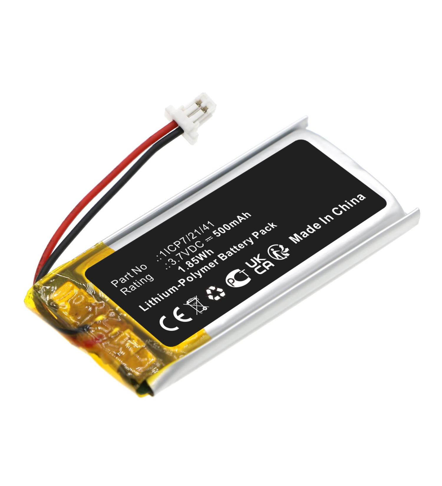 Synergy Digital Wireless Headset Battery - Compatible with Samson Airline 88 | Ultra High Capacity Li-Pol 3.7V 500mAh Replacement - Buy Online on GoSupps.com