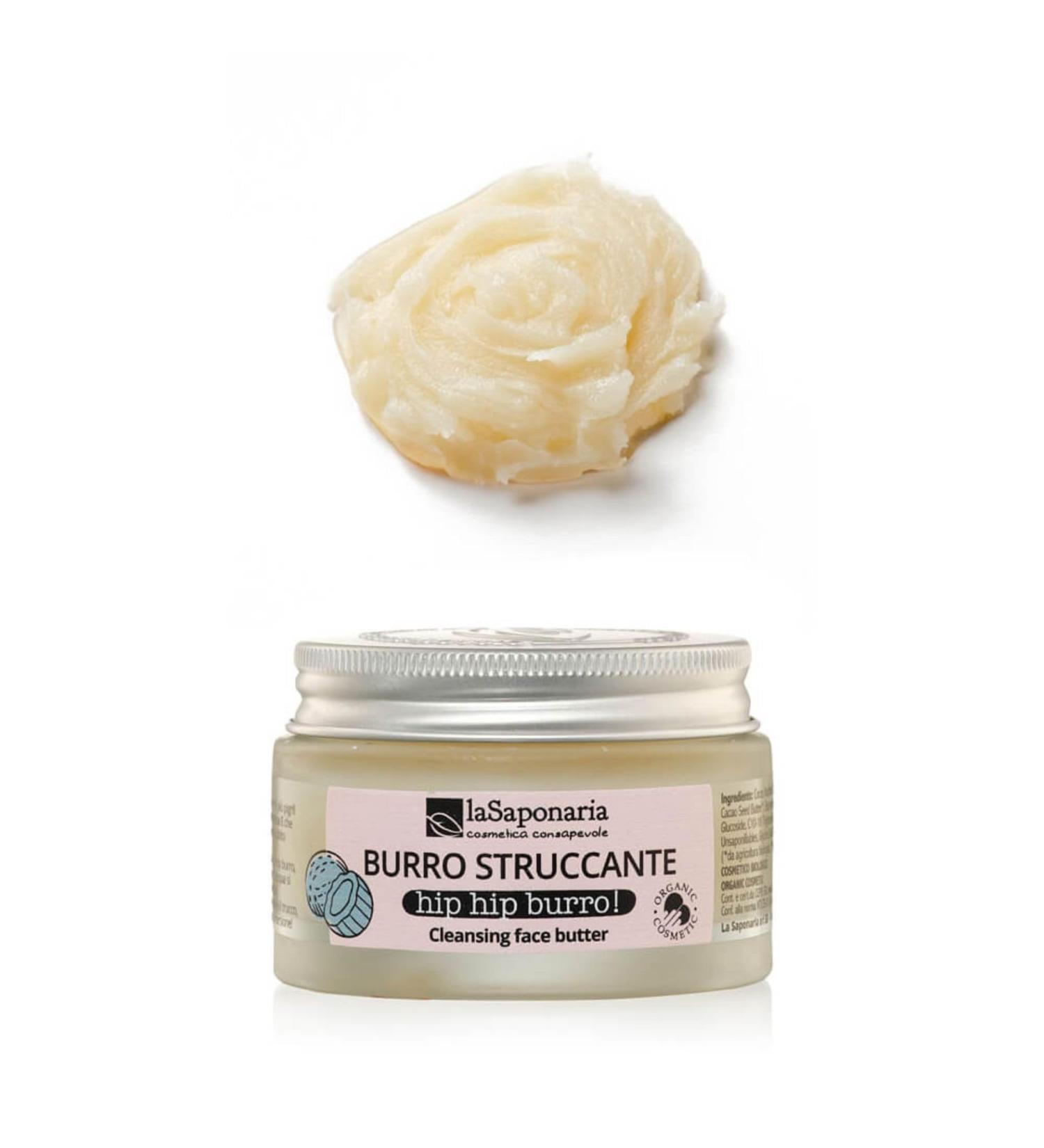  La Saponaria La Saponaria | Hip Hip Hip Butter! Concentrated cleansing butter with shea butter coconut oil and vitamin E 45 ml - Buy Online on GoSupps.com