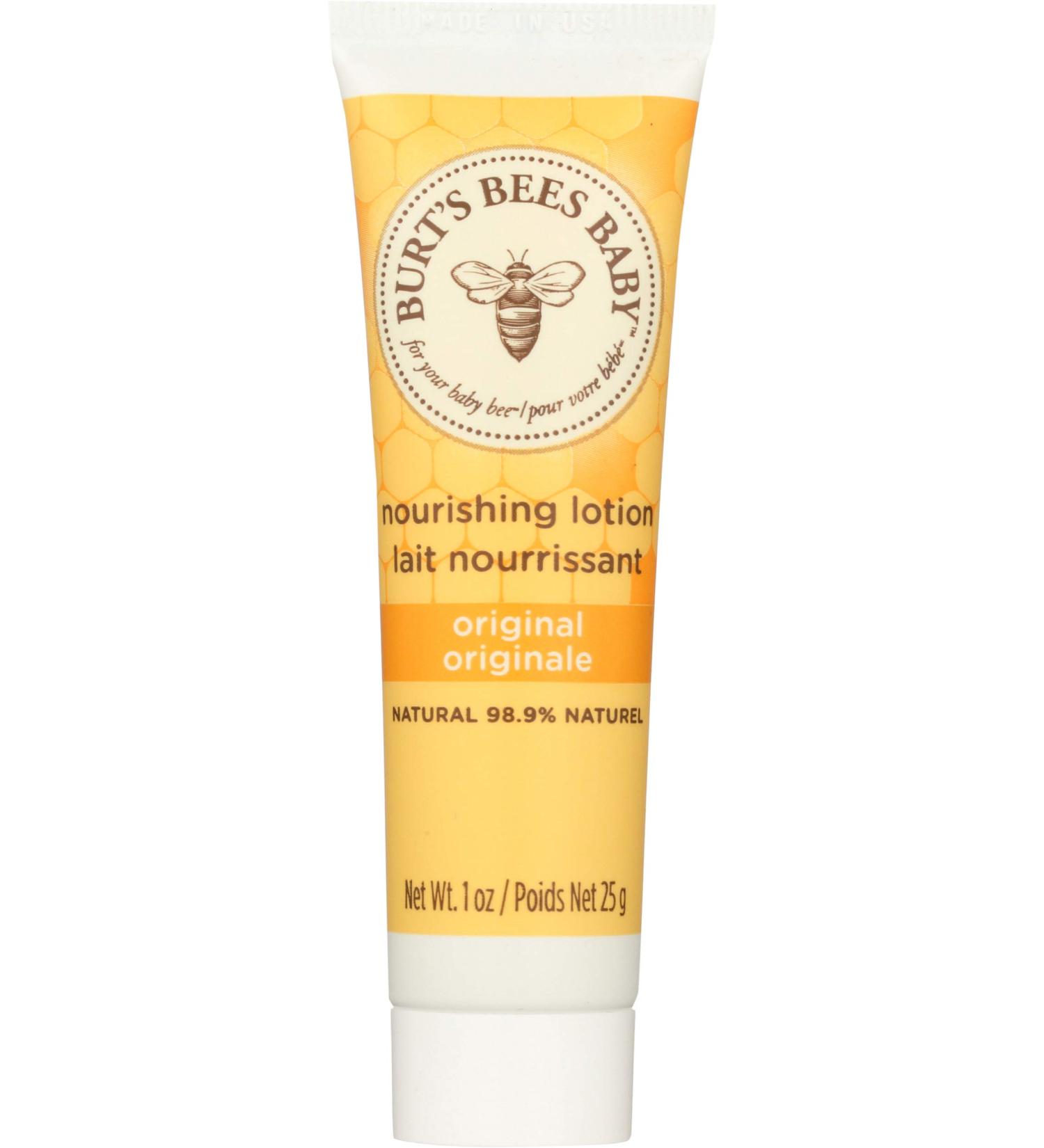 Burt's Bees Baby Bee Nourishing Lotion Original - 1oz | Gentle Skincare for Kids - Buy Online on GoSupps.com