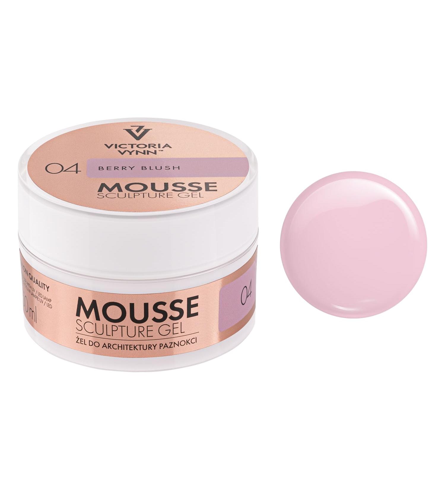Victoria Vynn MOUSSE SCULPTURE GEL 50ml NEW Thixotropic Gel NEW BERRY BLUSH 04 - Buy Online on GoSupps.com