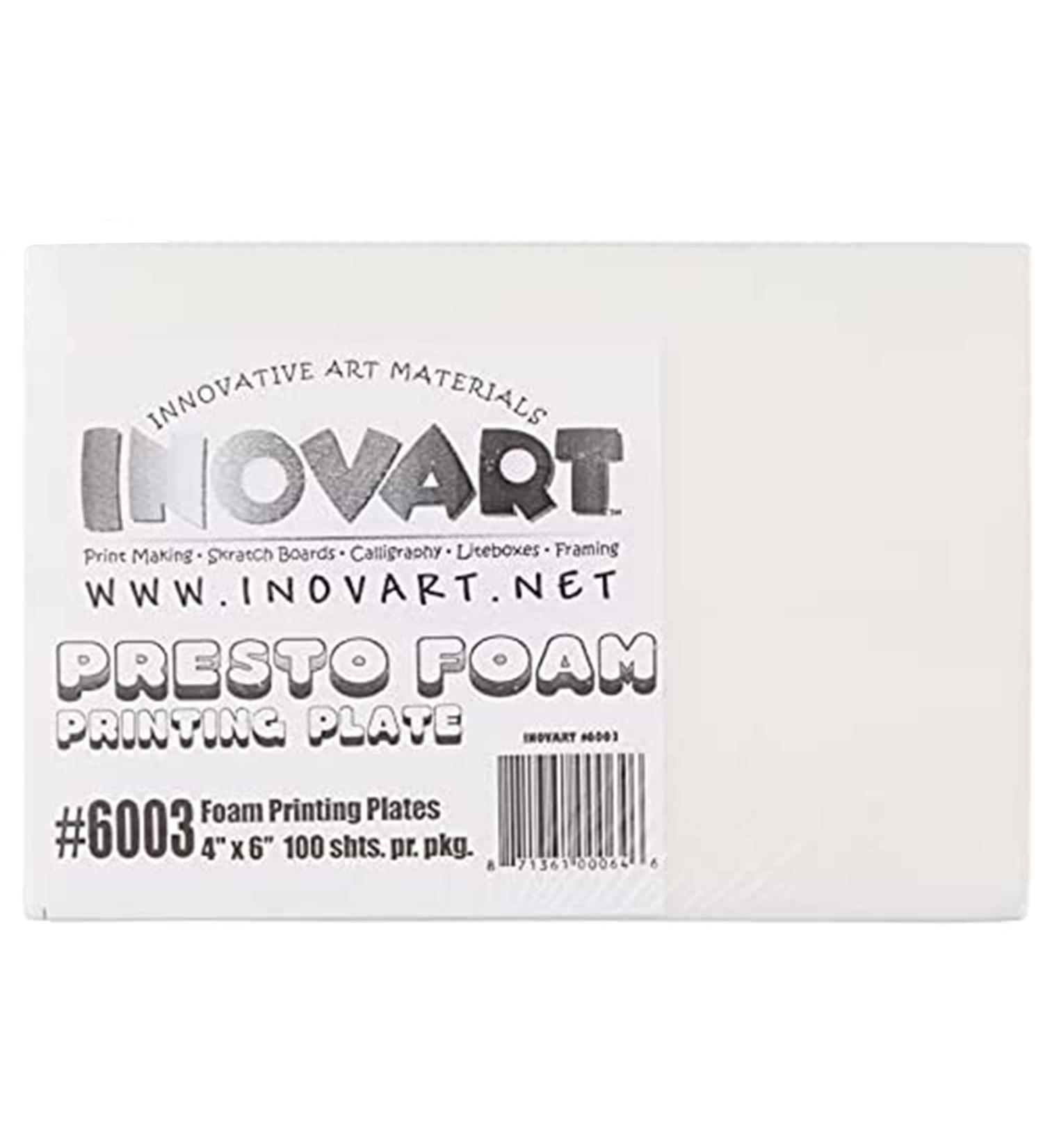 INOVART Presto Foam Printing Plates Econo Pack 4x6 - 100 Sheets - Buy Online on GoSupps.com