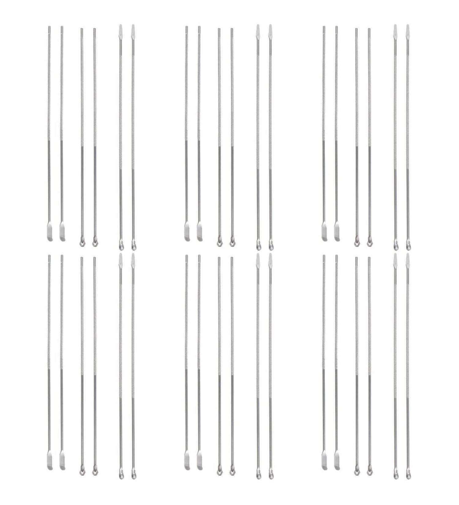 Healifty 6-Piece Ear Cleaning Tool Set | Spoon Cleansing Kit for Earwax Removal | Silver Earpick Curette and Cleaner | Home Ear Care Tools - Buy Online on GoSupps.com