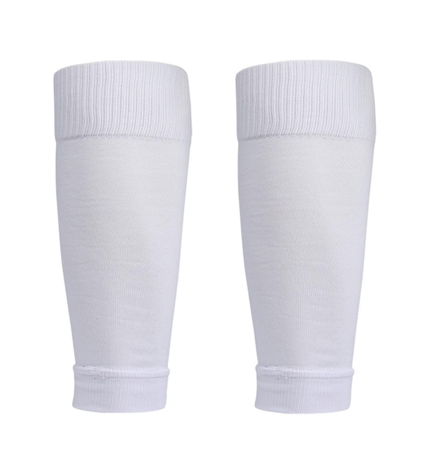 Genetic leg compression cuffs leg cuffs and shin-rail support-women men's footless leg support to run cycling fitness shin splint swelling e: junior model-white