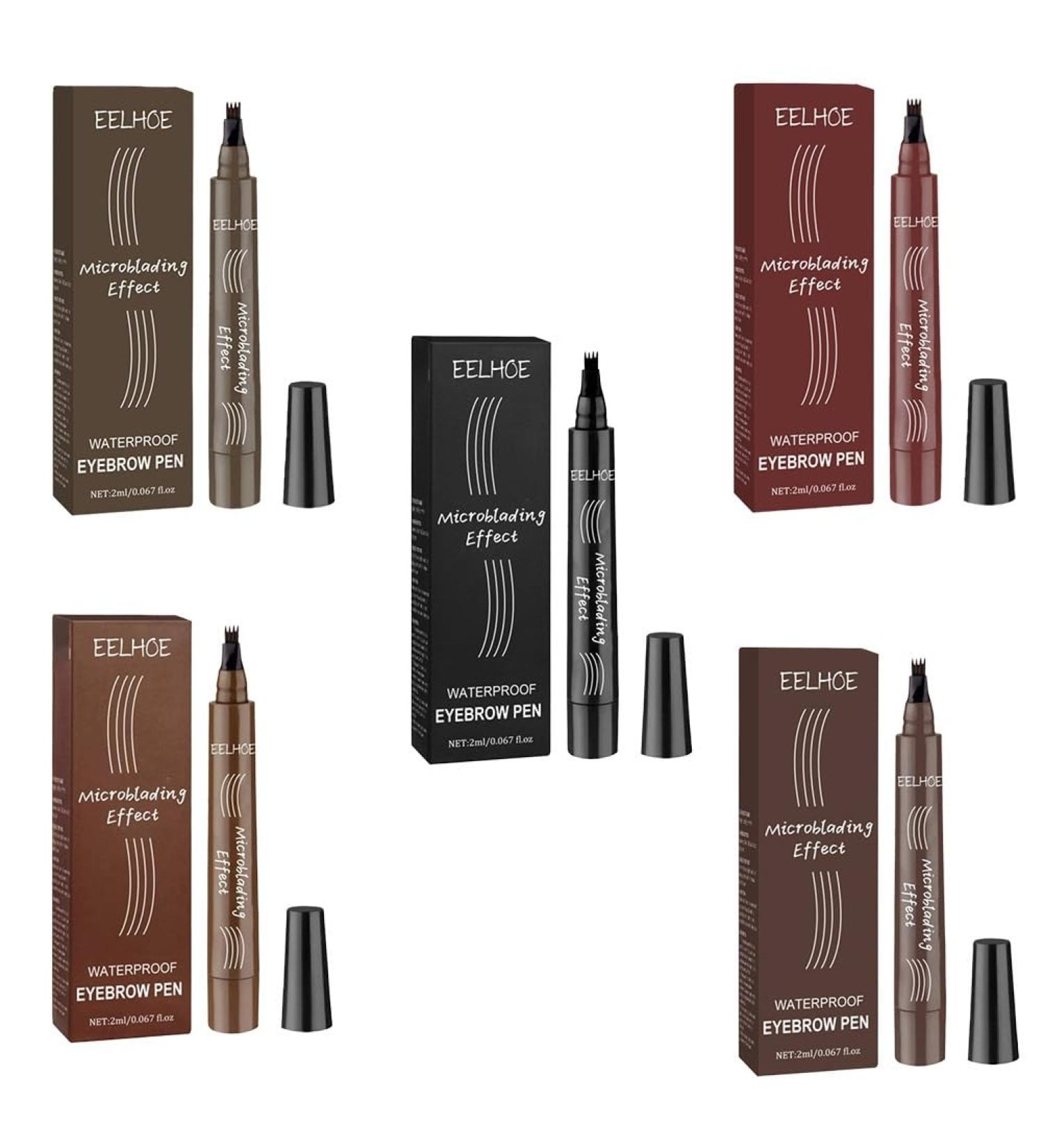 2024 Upgraded Natural Brows Eyebrow Pen Waterproof Natural Brows Eyebrow Pen Eyebrow Pen Waterproof Eyebrow Pencil Dark Brown Upgraded Waterproof Microblading Eyebrow Pen(All) - Buy Online on GoSupps.com