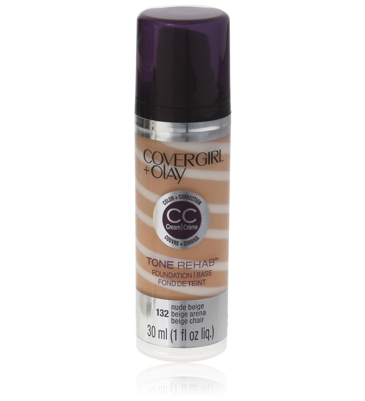 COVERGIRL & Olay Tonerehab 2-In-1 Foundation Nude Beige 132 - 1 Fluid Ounce - Buy Online on GoSupps.com