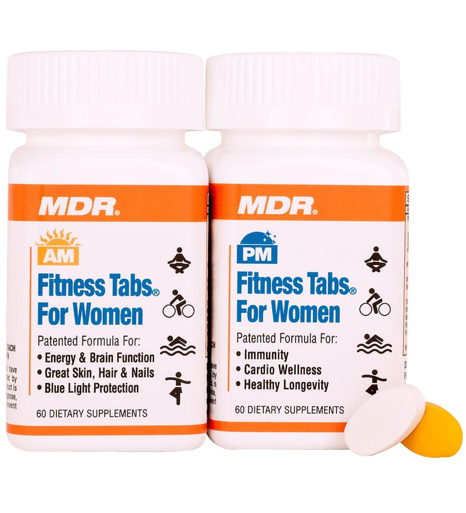 MDR Fitness Tabs: Women's Patented Multivitamin - Doctor Formulated for Optimal Nutrition (2 Month Supply) - Buy Online on GoSupps.com
