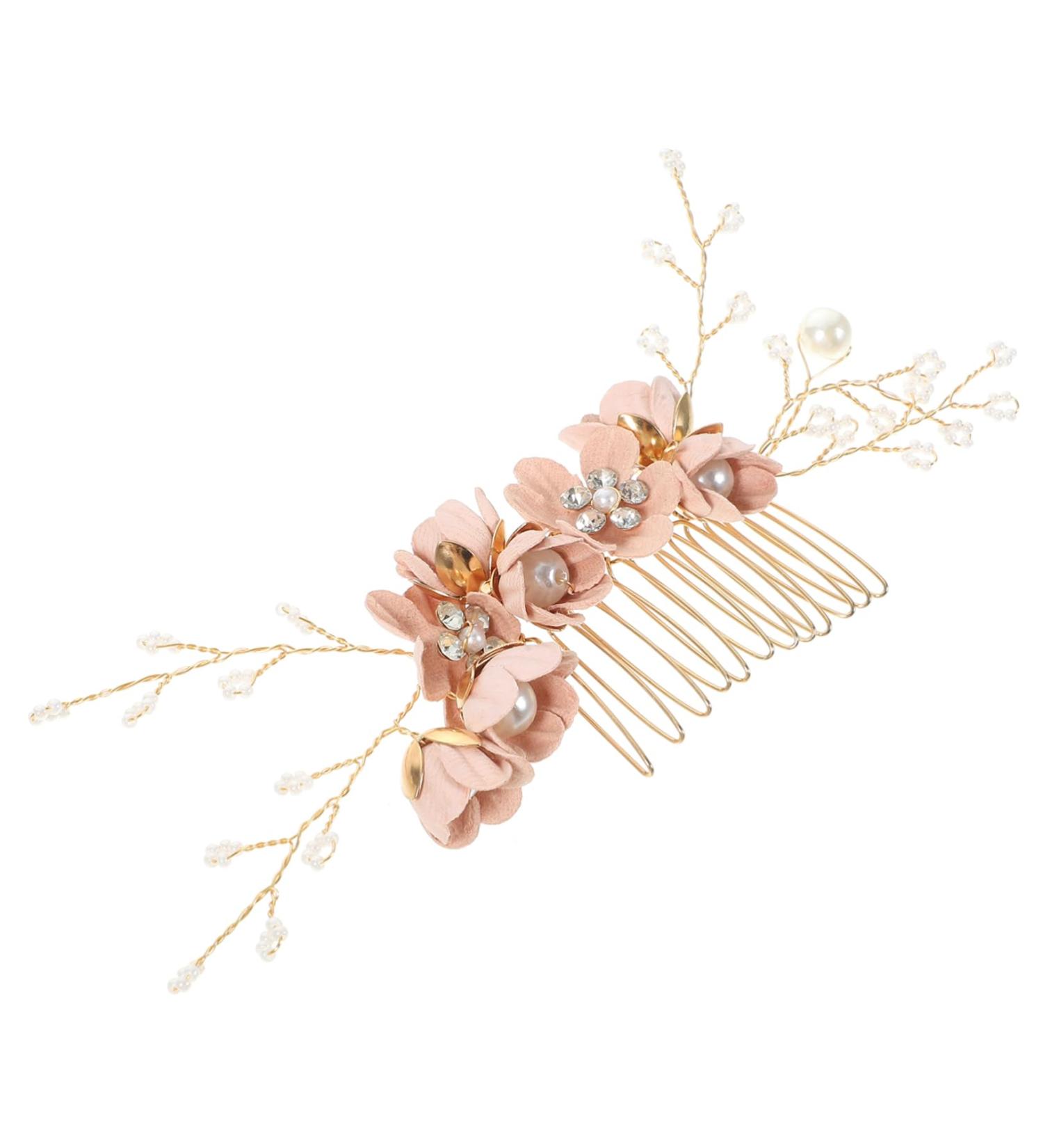 Gogogmee Flower Hair Comb Hair Comb Wedding Side Hair Comb Hanfu Hair Accessories Hair Comb for Women Accessories Aesthetic Hair Accessories Rhinestone Hair Comb Rhinestone Hair Accessories - Buy Online on GoSupps.com