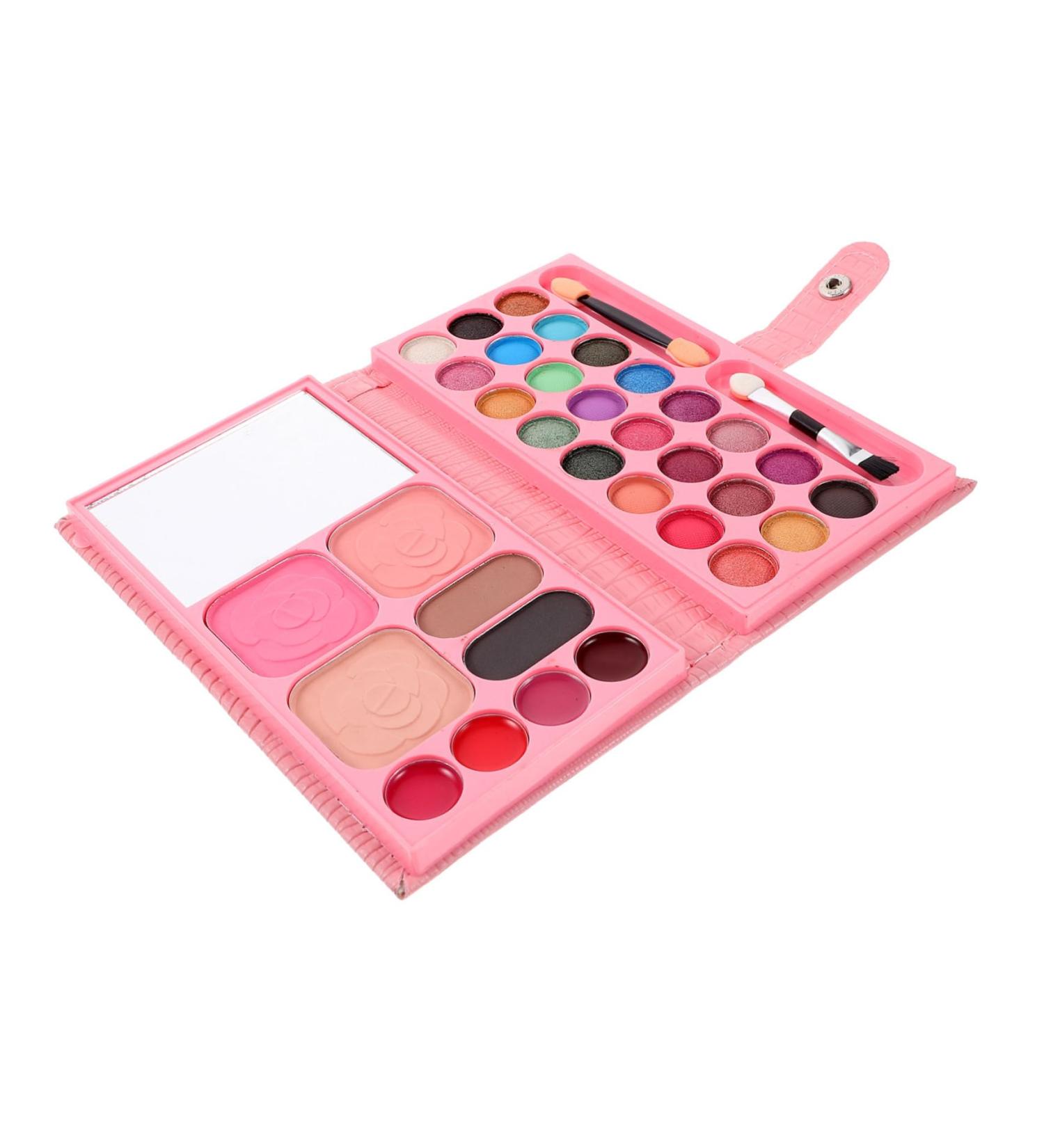 FRCOLOR 8pcs 33 Makeup Palette An Fittings Kids Makeup Pallet Folding Eye Shadow Pan Cosmetic Girl Tray - Buy Online on GoSupps.com