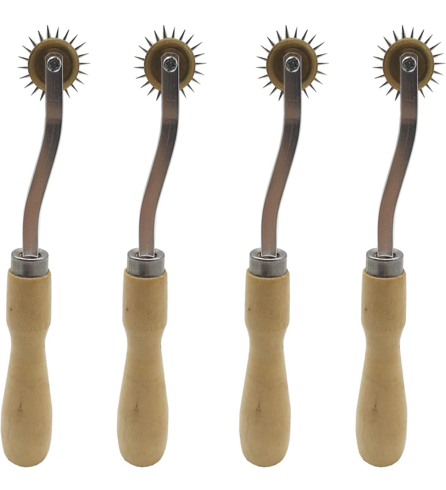 RONYOUNG 4PCS 4mm Sewing Tracing Wheel Set for Patterns - Pounce, Perforation Cutter, Overstitch, Paper Perforator - Buy Online on GoSupps.com