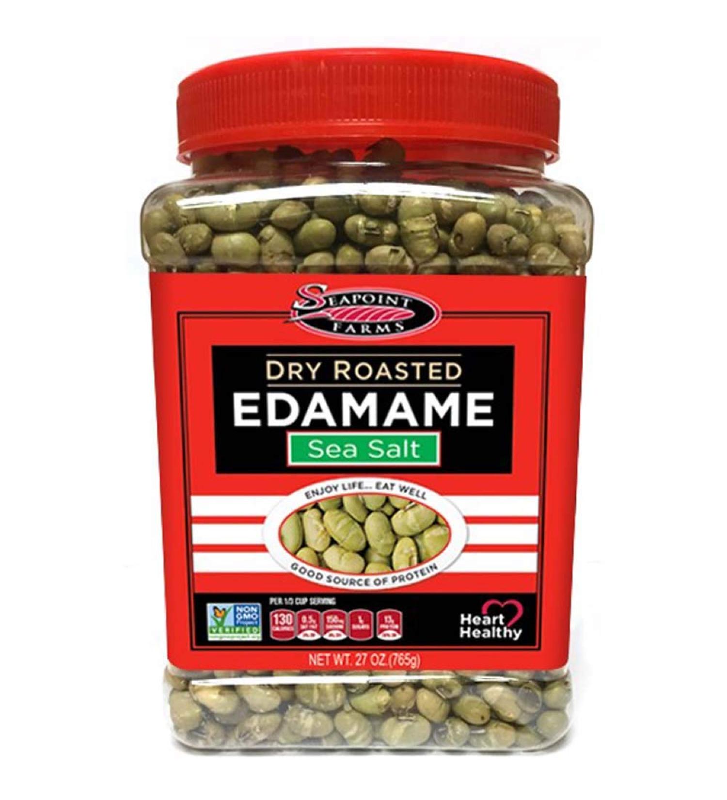 Seapoint Farms Dry Roasted Edamame with Sea Salt - 27 oz (765 g) | Healthy Snack - Buy Online on GoSupps.com