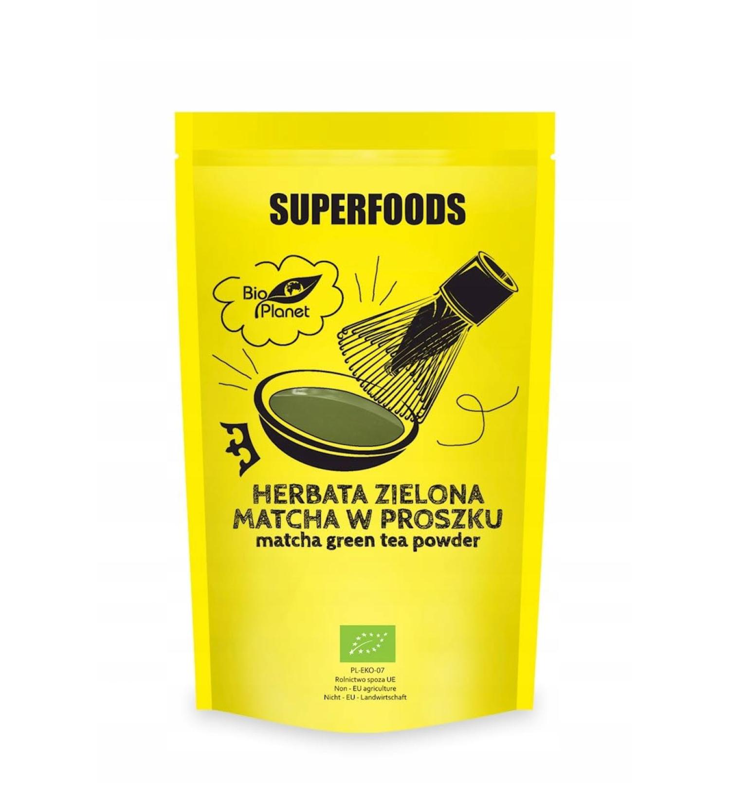 Green Matcha Tea Powder BIO 100 g BIO PLANET - Buy Online on GoSupps.com